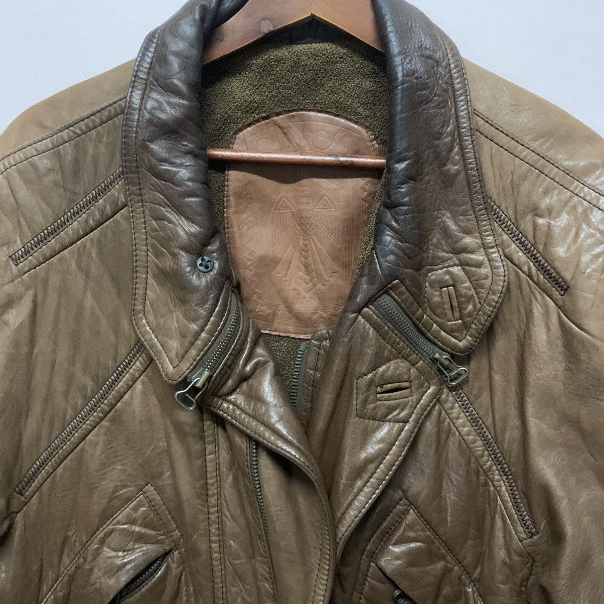 Genuine Leather × Gimo's BESTOFFER🔥80s Vintage Gimo’s Luxury Limited Leather Jacket Size US L / EU 52-54 / 3 - 15 Thumbnail