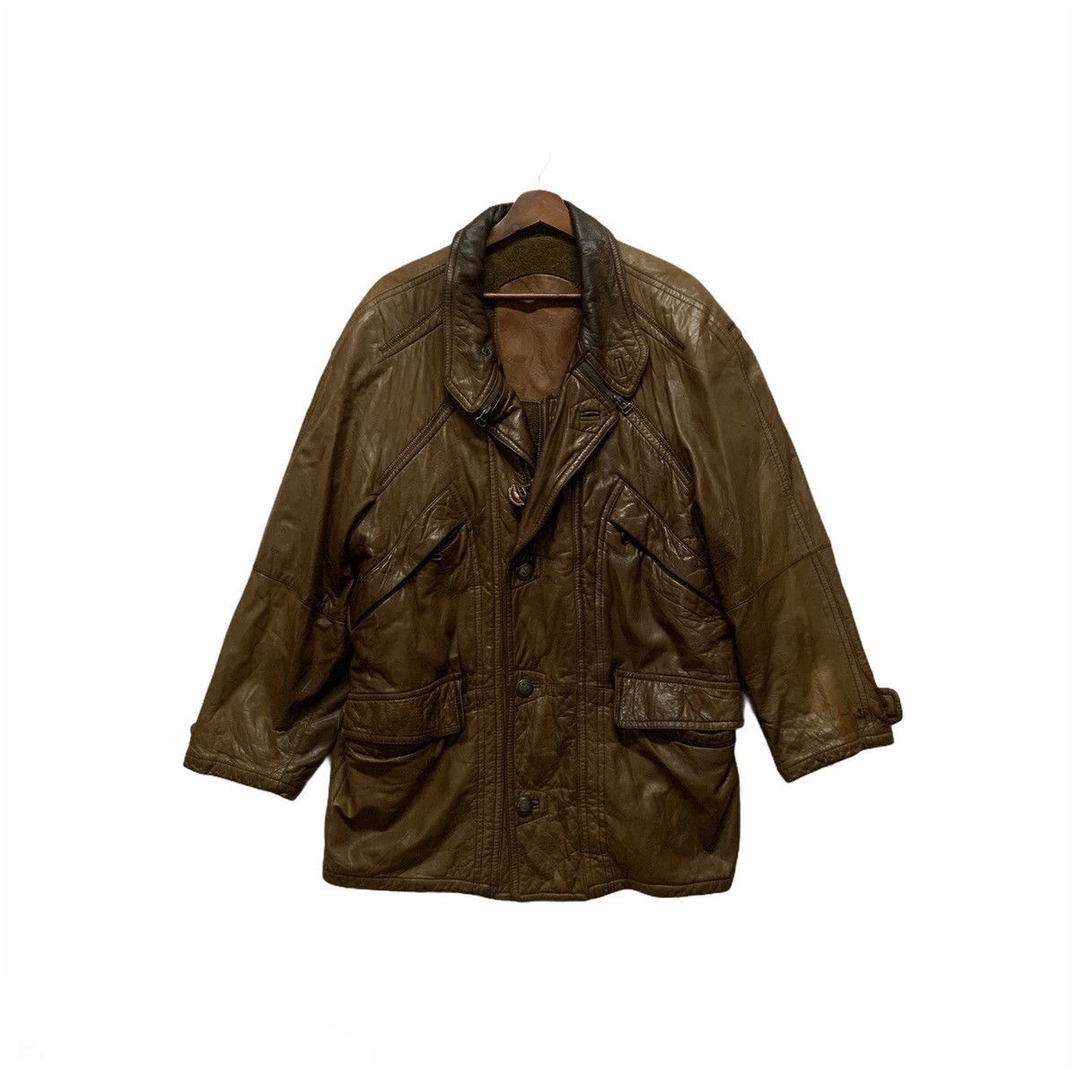 Genuine Leather × Gimo's BESTOFFER🔥80s Vintage Gimo’s Luxury Limited Leather Jacket Size US L / EU 52-54 / 3 - 1 Thumbnail