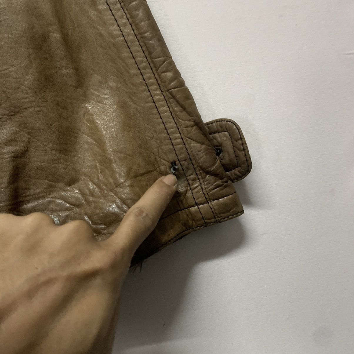 Genuine Leather × Gimo's BESTOFFER🔥80s Vintage Gimo’s Luxury Limited Leather Jacket Size US L / EU 52-54 / 3 - 5 Thumbnail