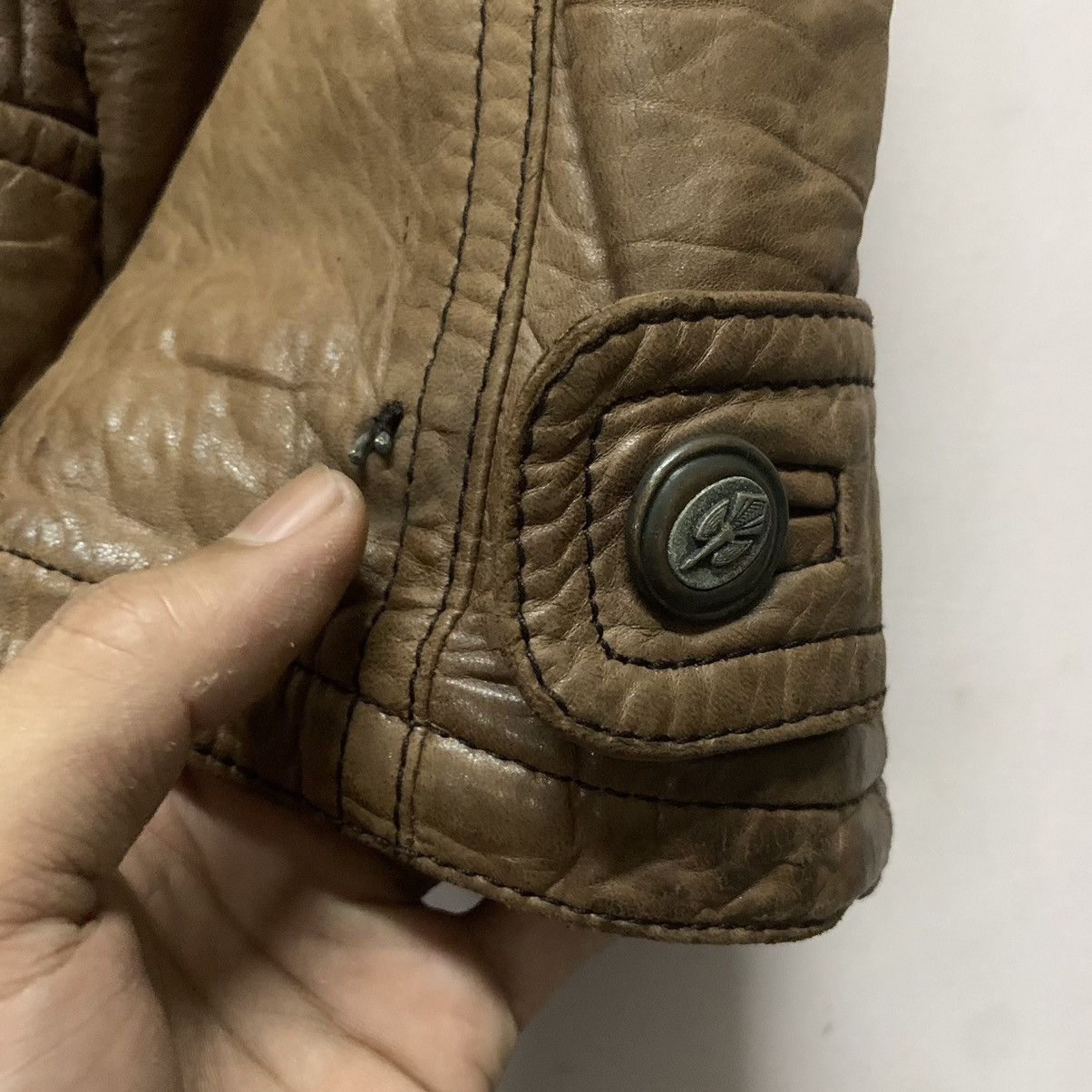 Genuine Leather × Gimo's BESTOFFER🔥80s Vintage Gimo’s Luxury Limited Leather Jacket Size US L / EU 52-54 / 3 - 6 Thumbnail