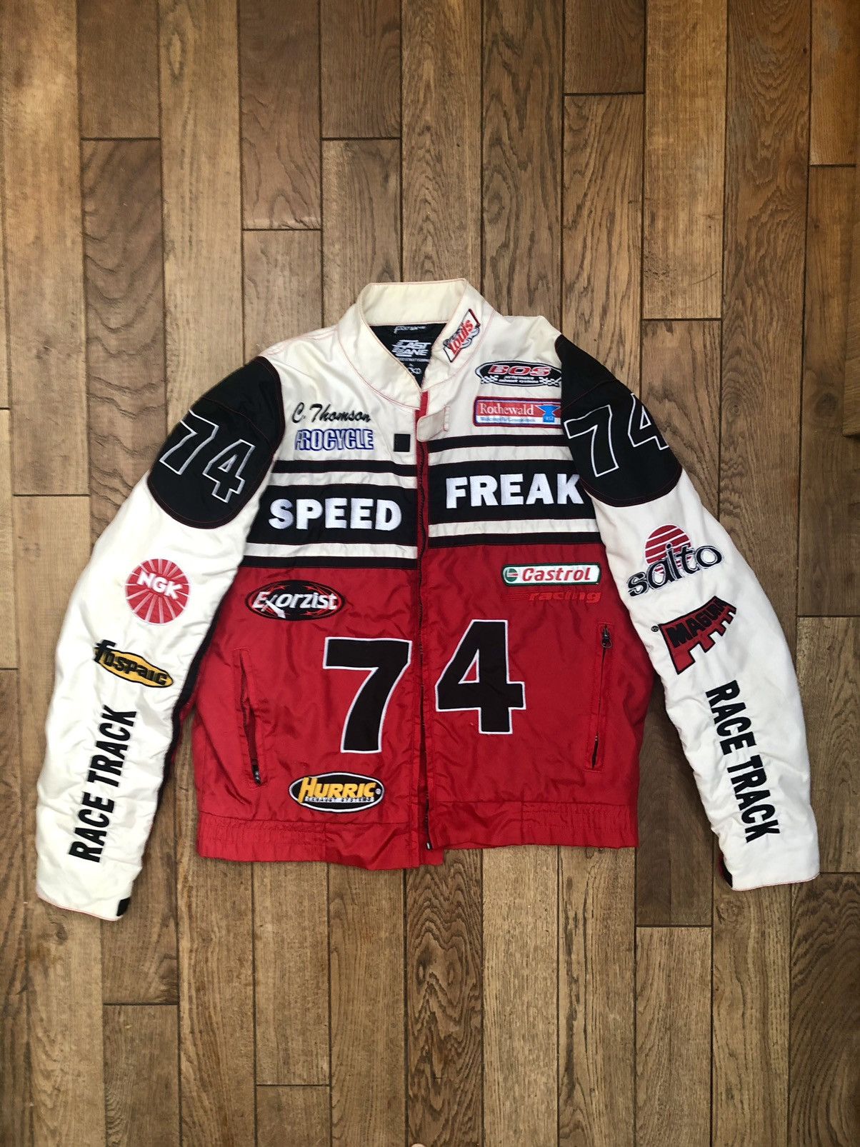 Vintage Speed freak Fast Lane by Gecko Racing Jacket | Grailed