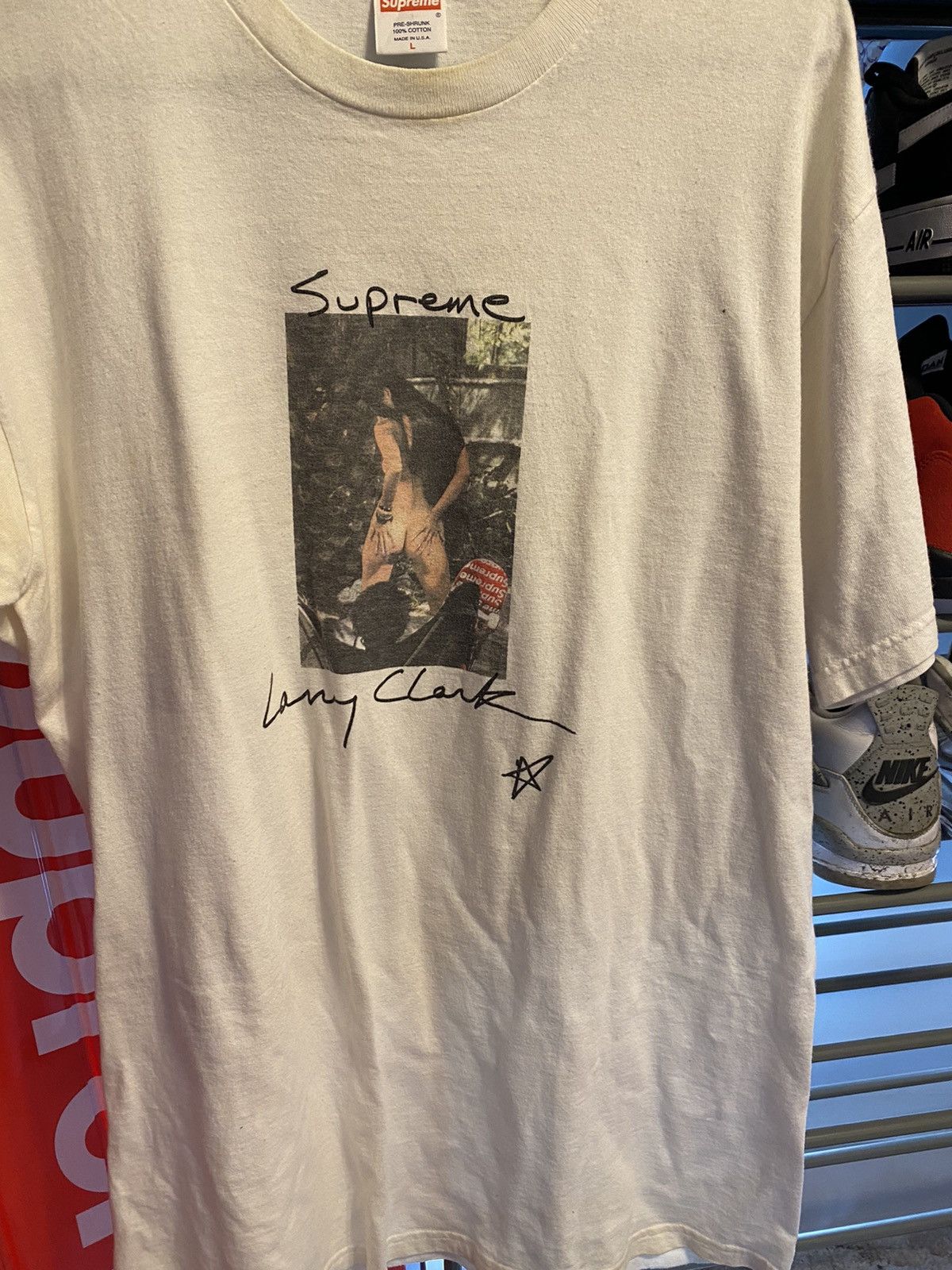 Supreme 2004 Larry Clark X Supreme Tee Grailed