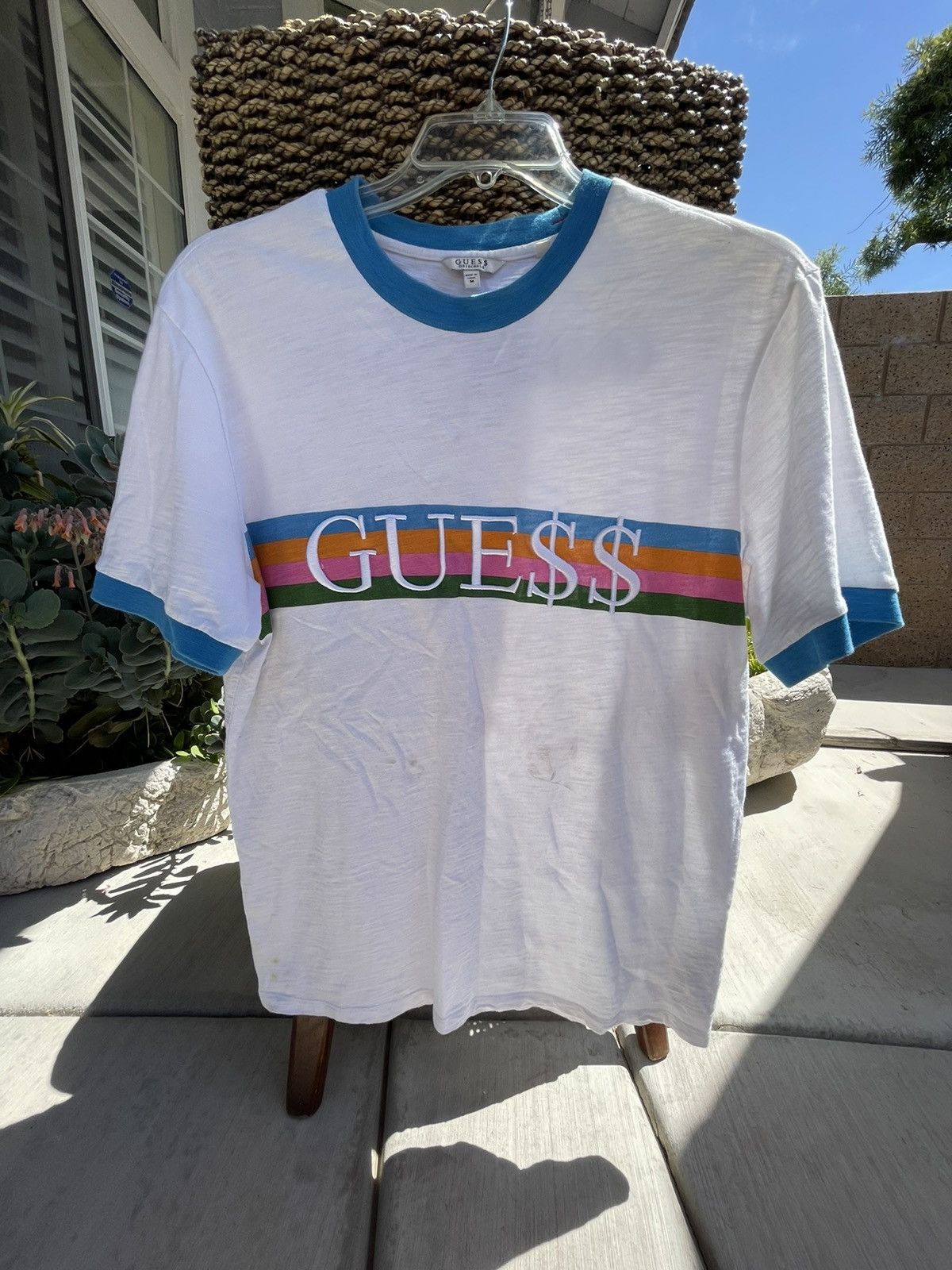 Guess x asap rocky cheap ringer tee