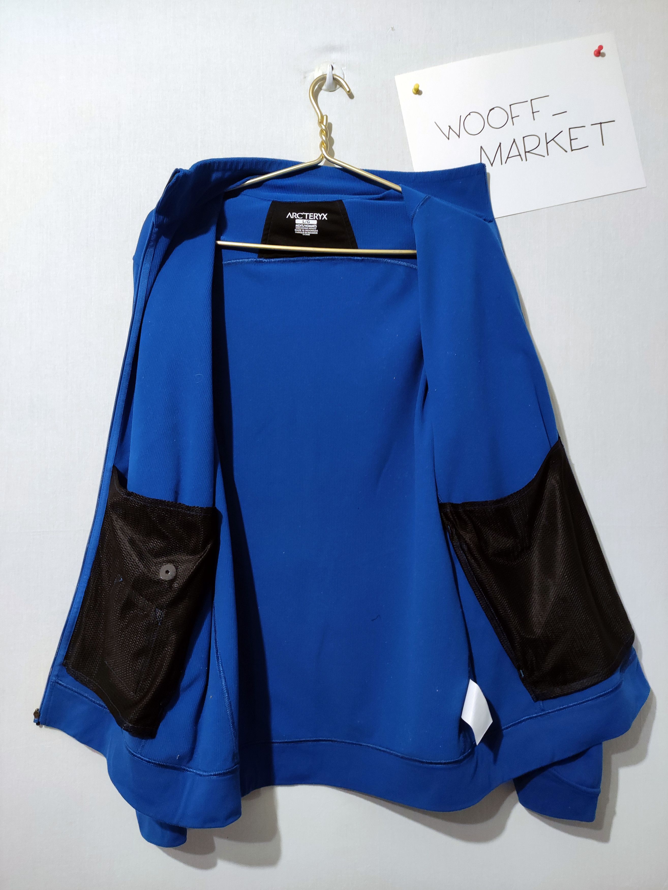 Arcteryx Stradium Jacket fleece mini reflective logo size L