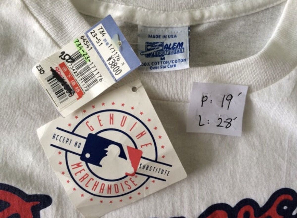 MLB NOS Atlanta Braves Baseball T Shirt Rare Size US M / EU 48-50 / 2 - 4 Thumbnail