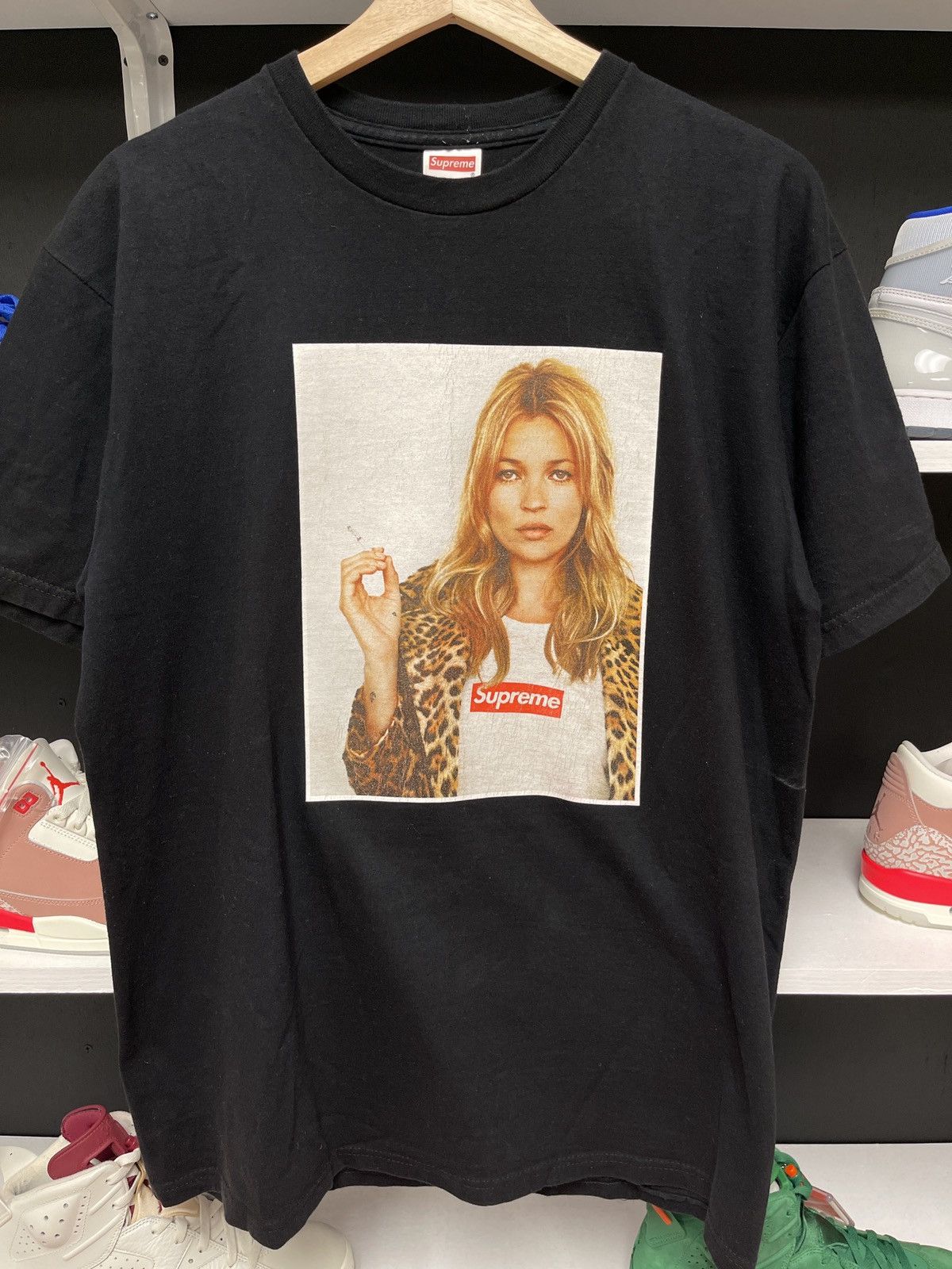 Supreme Vintage Vintage Supreme Black Kate Moss T Shirt Sz.L Grailed