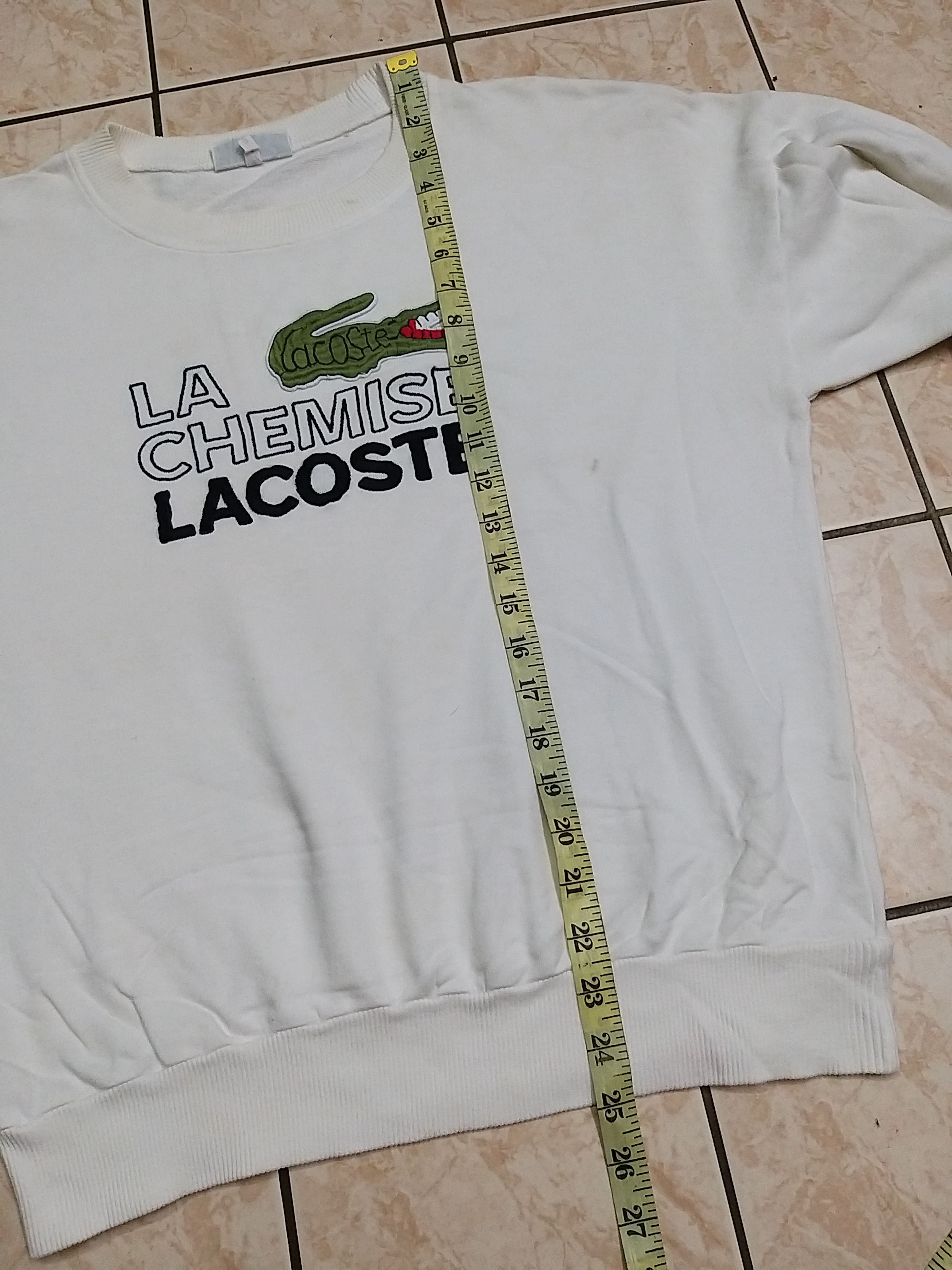 Lacoste VTG CHEMISE LACOSTE EMBROIDERY BIG LOGO PULLOVER SWEATSHIRT Size US M / EU 48-50 / 2 - 5 Thumbnail