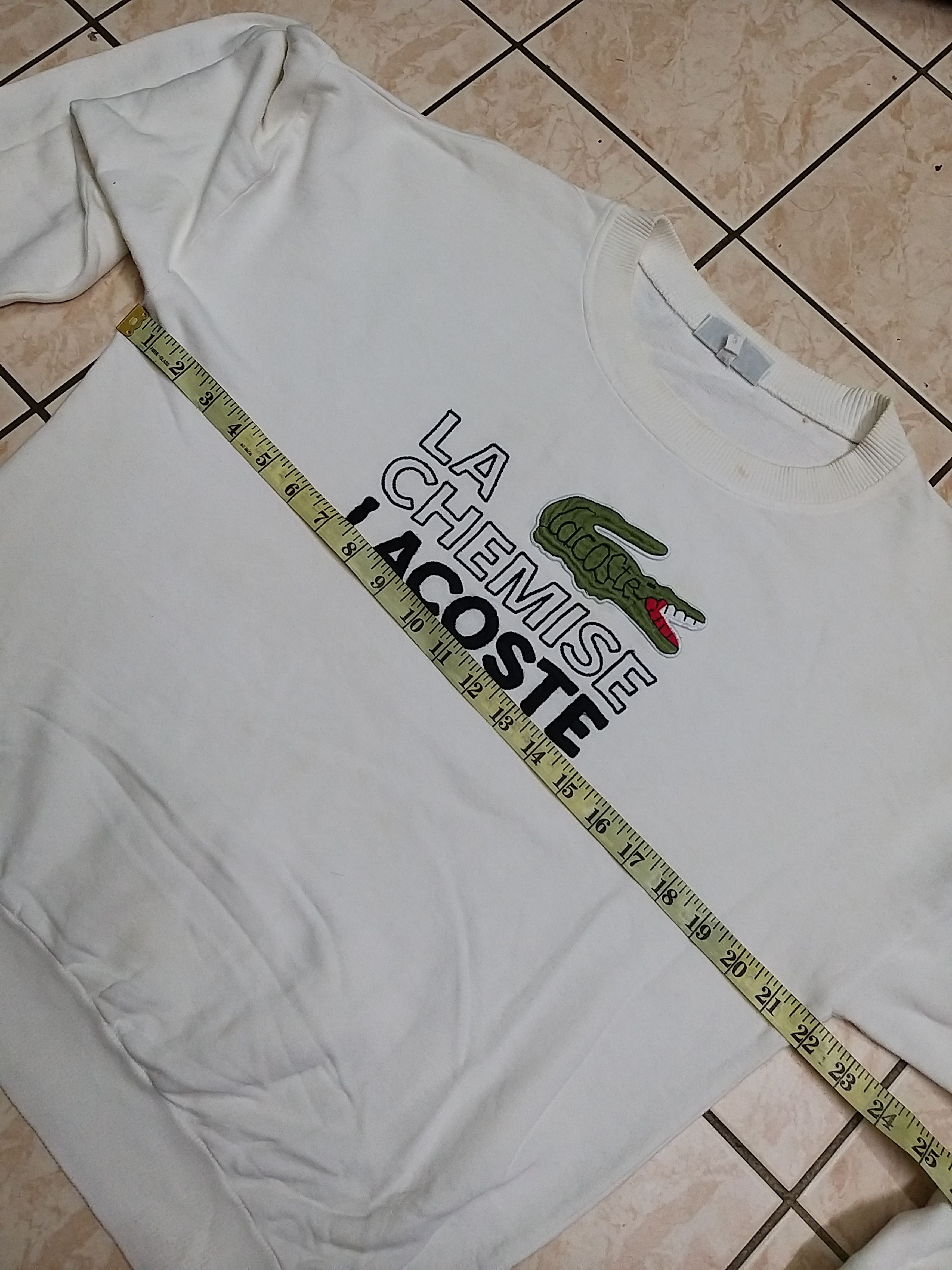 Lacoste VTG CHEMISE LACOSTE EMBROIDERY BIG LOGO PULLOVER SWEATSHIRT Size US M / EU 48-50 / 2 - 4 Thumbnail