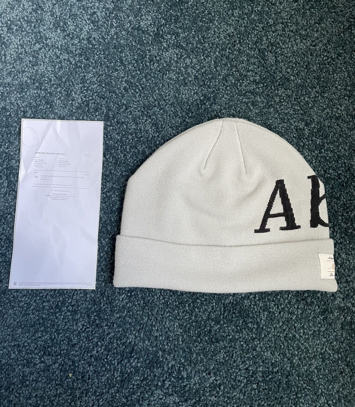 Advisory Board Crystals Fungi Edition Grey Beanie