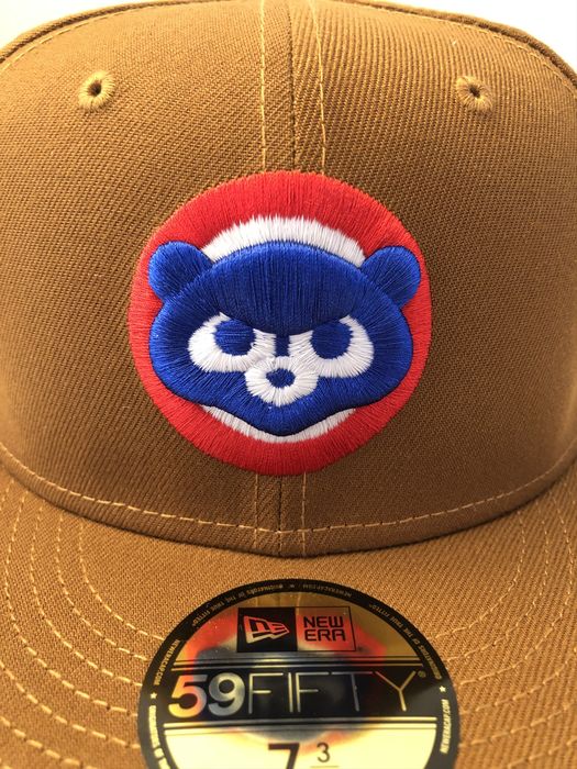 7 3/8 - Hatclub New Era Khaki Yote City Cubs World Series Hat