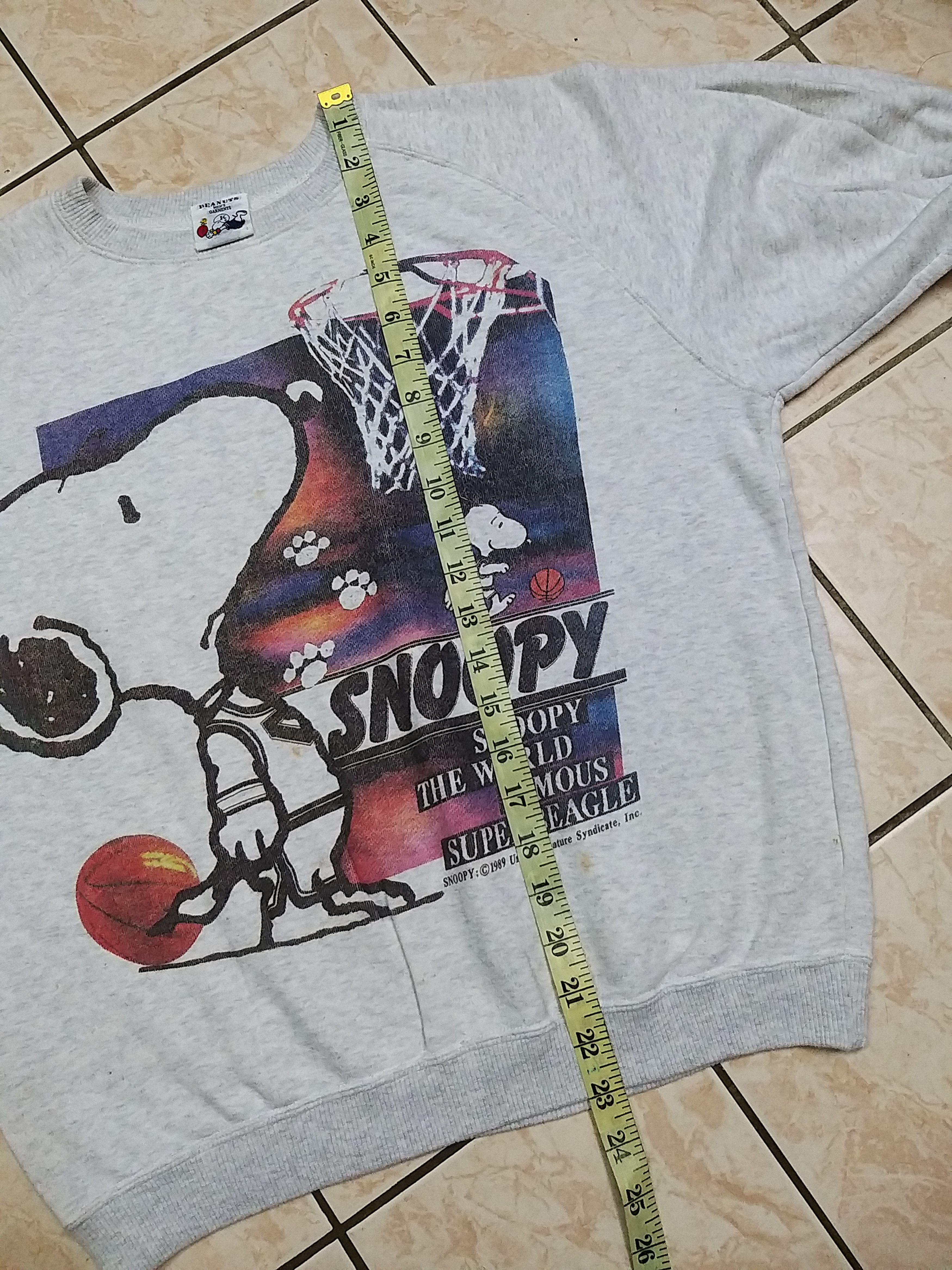 Vintage VINTAGE 80'S SNOOPY BASKETBALL 1989 PULLOVER SWEATSHIRT Size US S / EU 44-46 / 1 - 6 Thumbnail