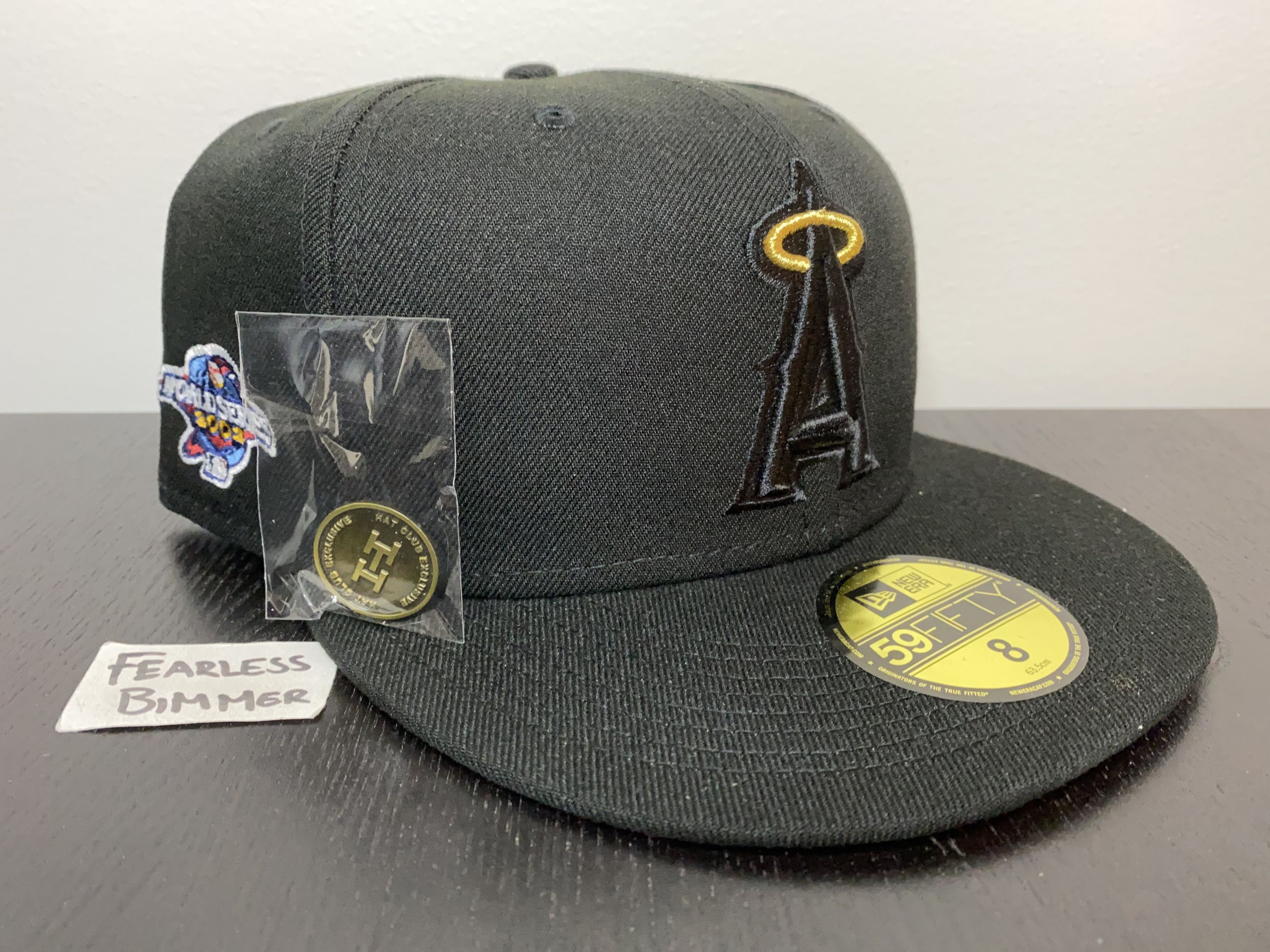New Era 59Fifty Los Angeles Angels 2002 World Series Patch Hat - Royal – Hat  Club