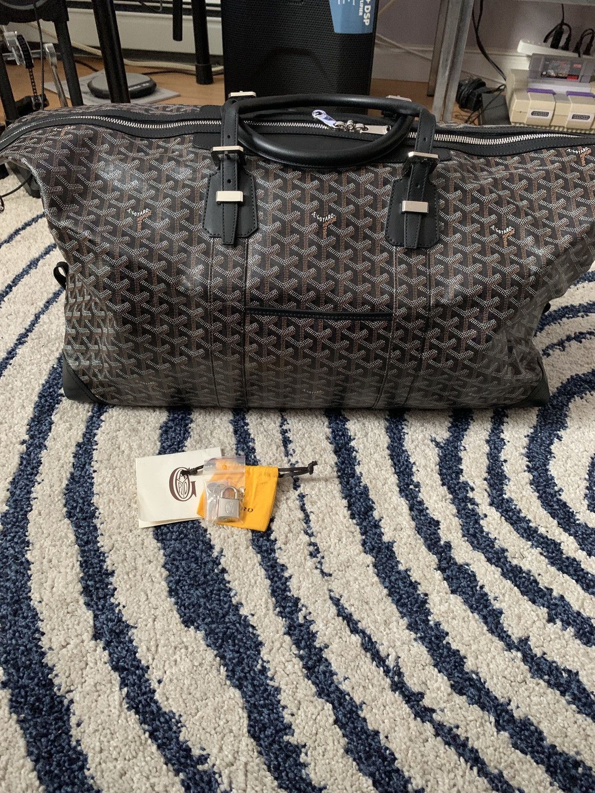 Goyard Black Goyard Boeing 55 Duffle Bag, Grailed in 2023