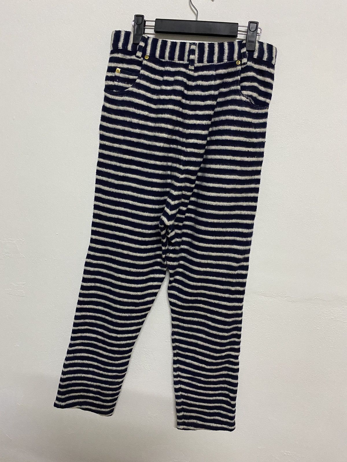 Issey Miyake × Japanese Brand × mercibeaucoup Fire!!! Issey Miyake Mercibeaucoup Jeans Horizontal Stripes Size US 30 / EU 46 - 12 Thumbnail
