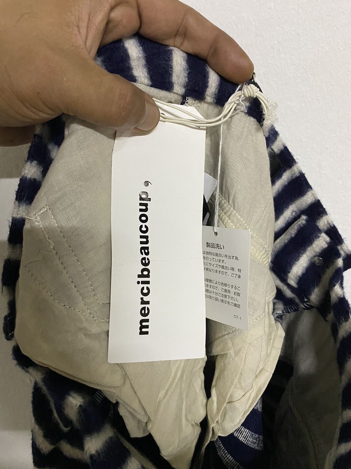 Issey Miyake × Japanese Brand × mercibeaucoup Fire!!! Issey Miyake Mercibeaucoup Jeans Horizontal Stripes Size US 30 / EU 46 - 18 Thumbnail