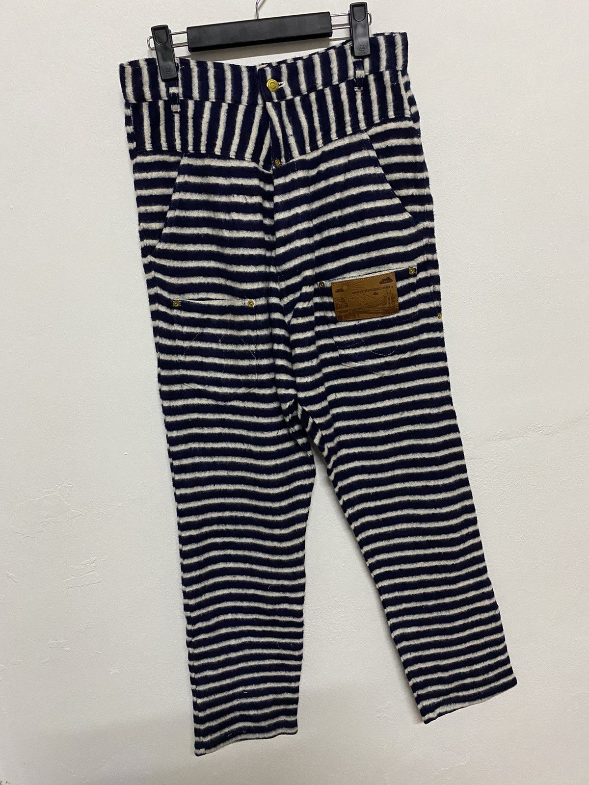 Issey Miyake × Japanese Brand × mercibeaucoup Fire!!! Issey Miyake Mercibeaucoup Jeans Horizontal Stripes Size US 30 / EU 46 - 6 Thumbnail