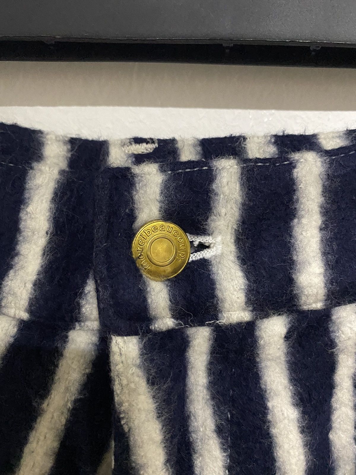 Issey Miyake × Japanese Brand × mercibeaucoup Fire!!! Issey Miyake Mercibeaucoup Jeans Horizontal Stripes Size US 30 / EU 46 - 9 Thumbnail