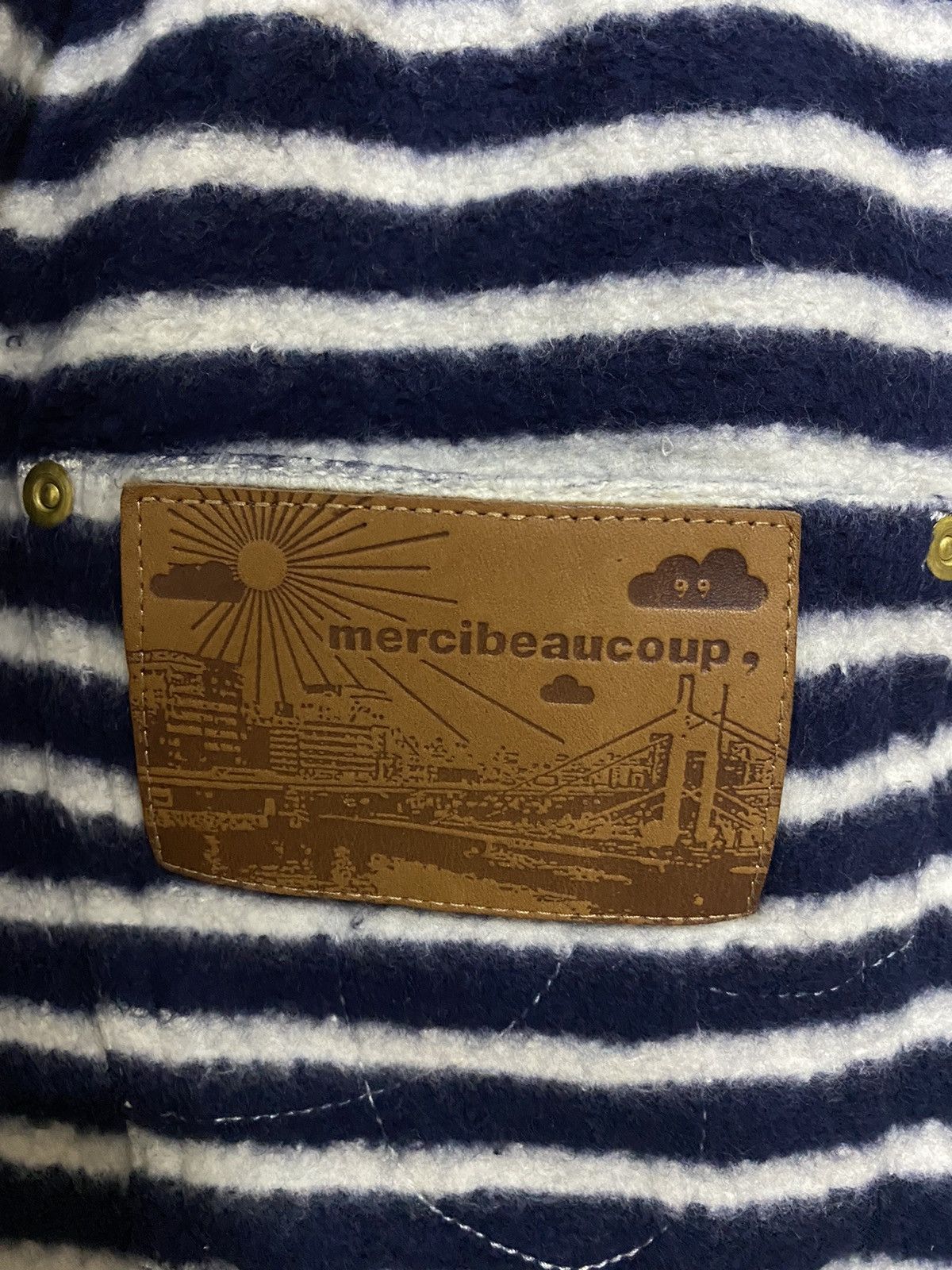 Issey Miyake × Japanese Brand × mercibeaucoup Fire!!! Issey Miyake Mercibeaucoup Jeans Horizontal Stripes Size US 30 / EU 46 - 5 Thumbnail