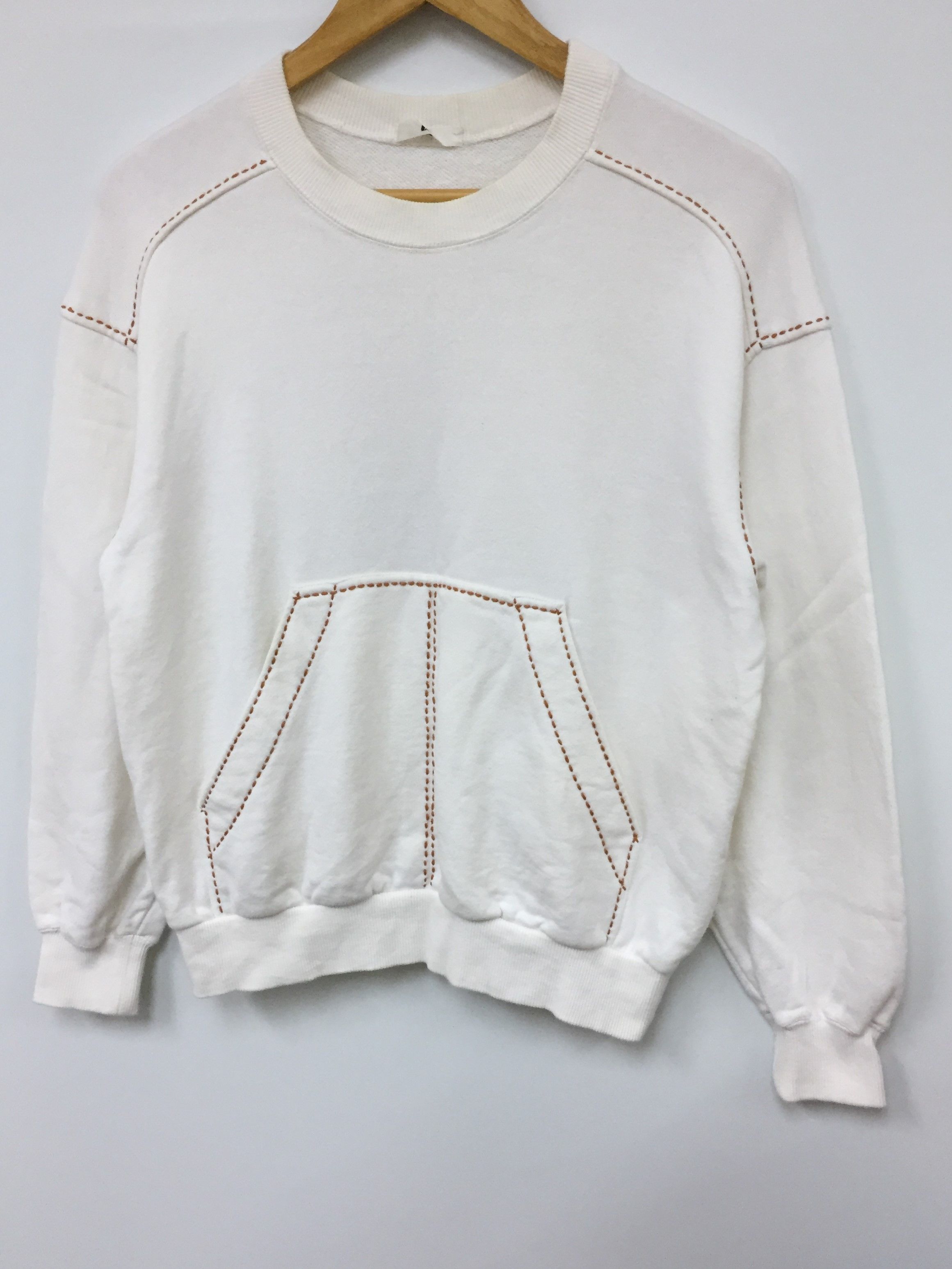 Issey Miyake 🔥🔥checkerboard embroidered logo hand stitching sweatshirt Size US S / EU 44-46 / 1 - 8 Thumbnail