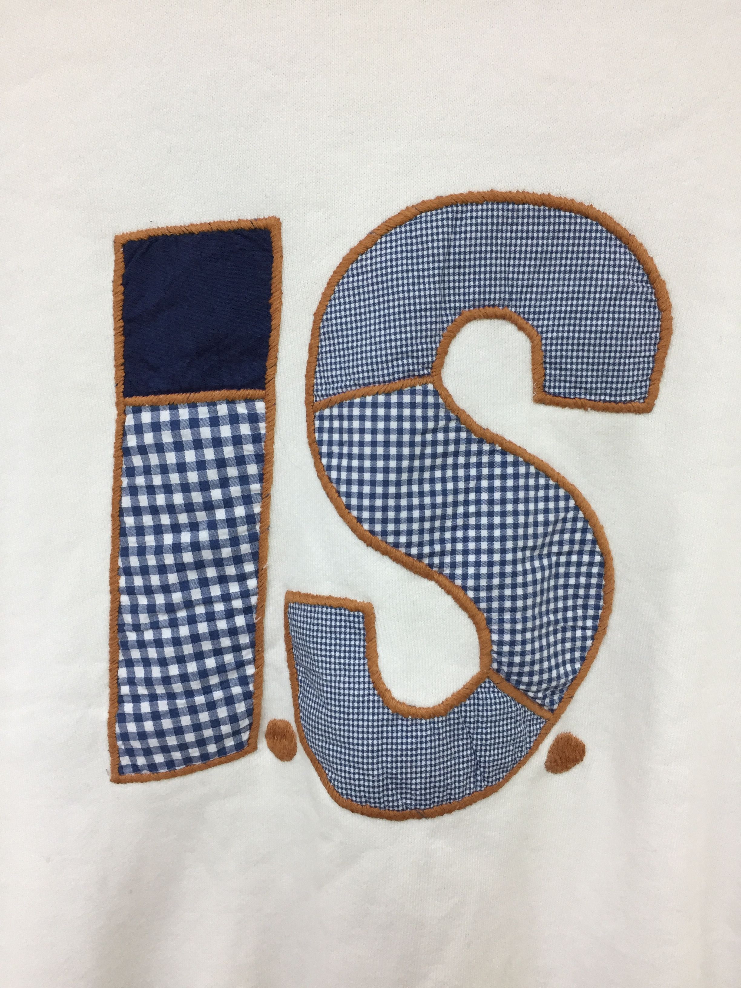 Issey Miyake 🔥🔥checkerboard embroidered logo hand stitching sweatshirt Size US S / EU 44-46 / 1 - 5 Thumbnail