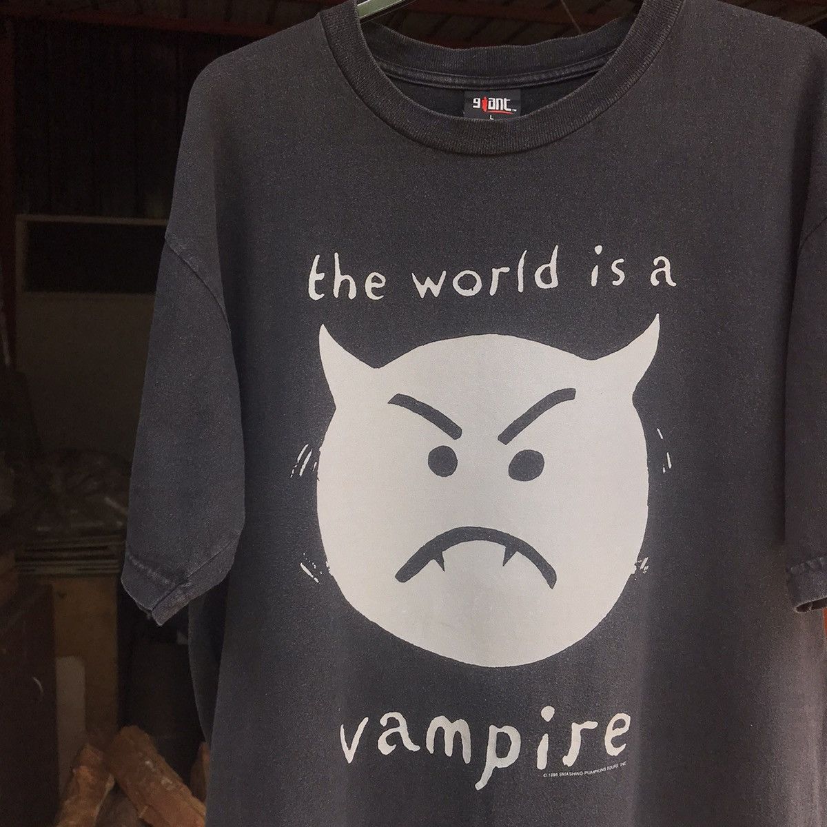 Band Tees × Giant × Vintage VTG 1996 Smashing Pumpkins Band