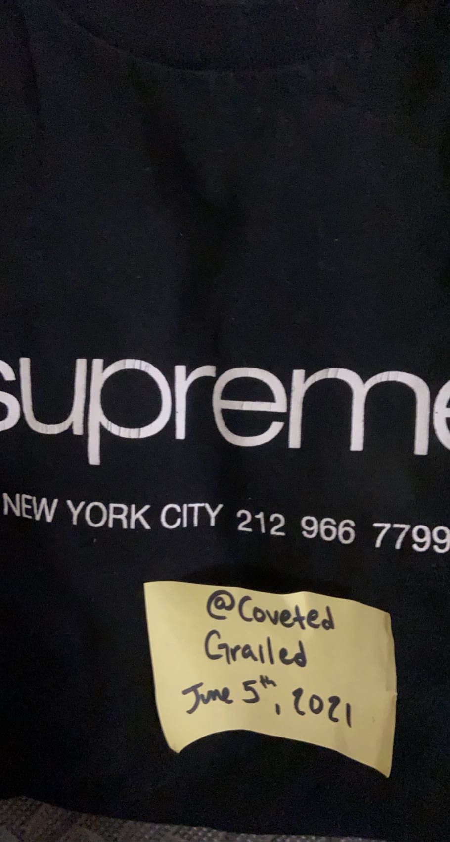 Supreme Supreme Shop Tee Black XL *RARE STEAL* Size US XL / EU 56 / 4 - 3 Thumbnail