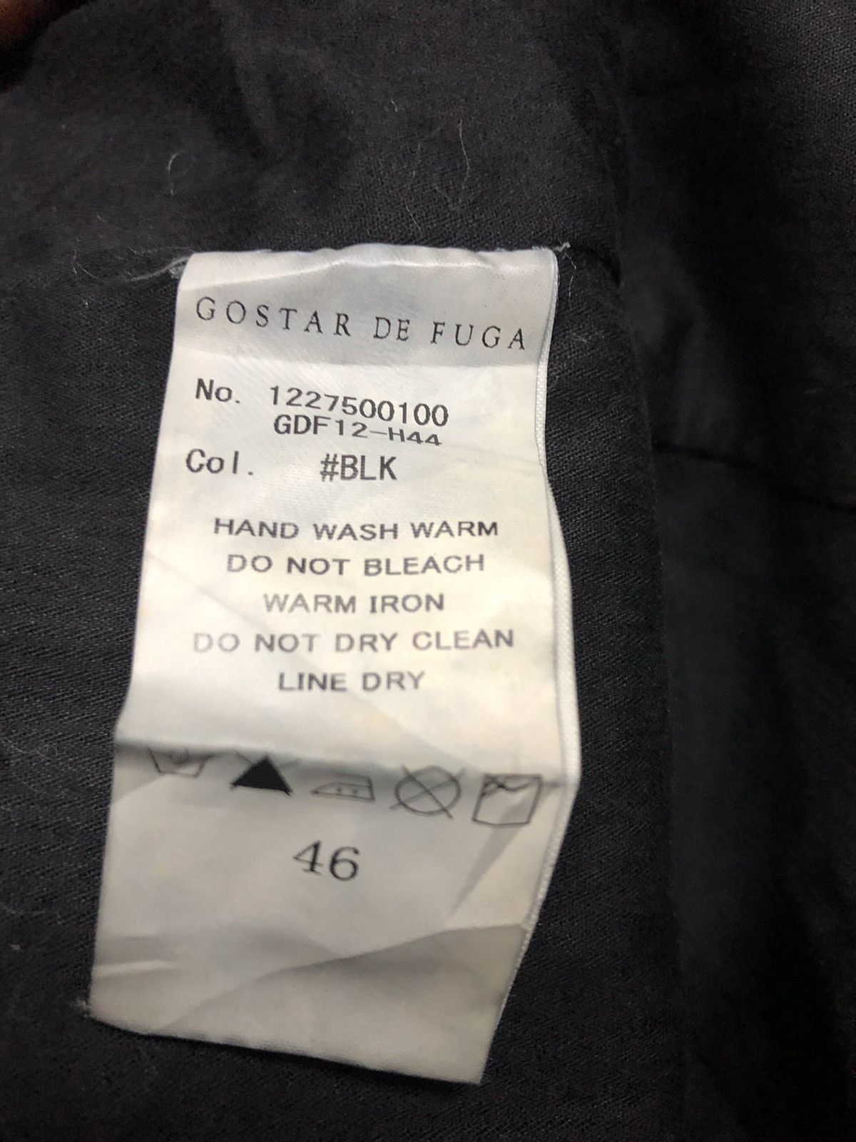 Japanese Brand × Vintage GOSTA DE FUGA HOODIE JACKET Size US S / EU 44-46 / 1 - 9 Thumbnail
