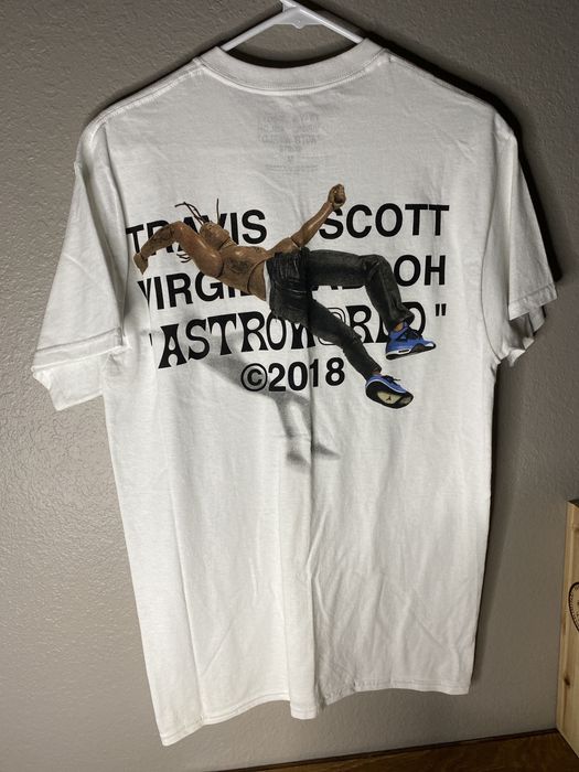 T shirt travis hotsell scott x virgil abloh