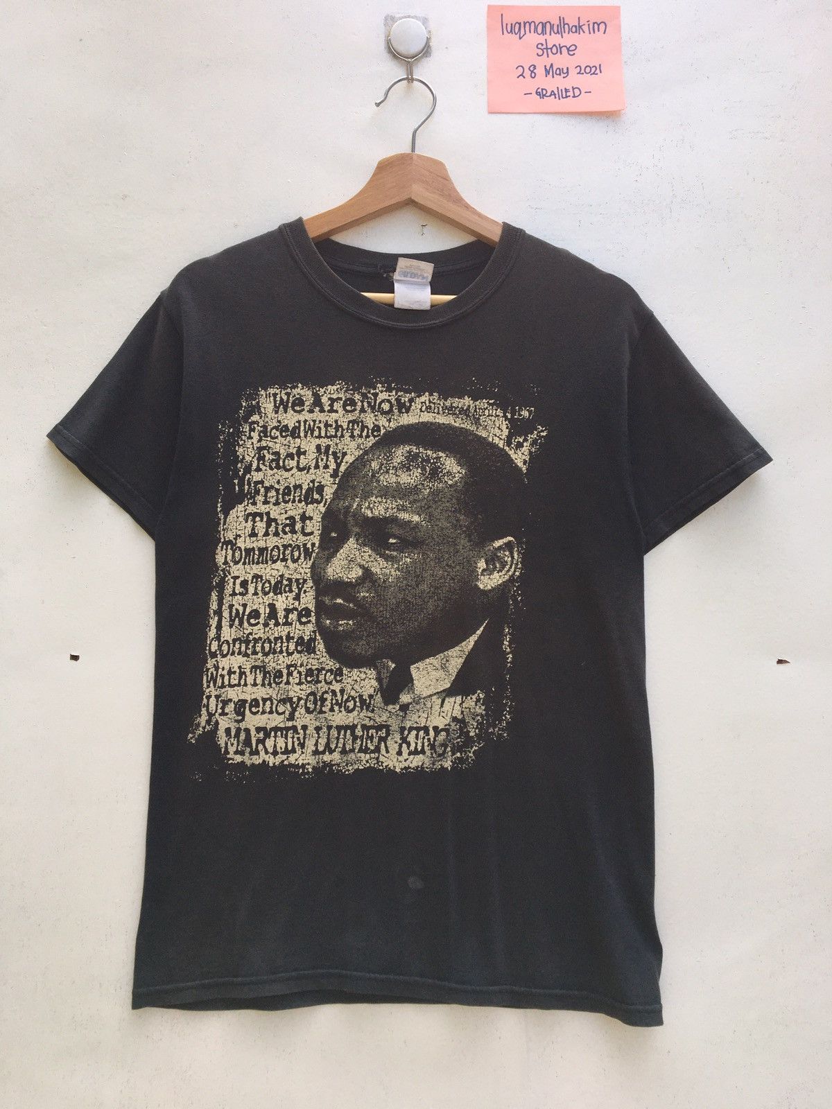 Rap Tees Vintage 90s Martin Luther King Rap Tshirt Size US S / EU 44-46 / 1 - 1 Thumbnail