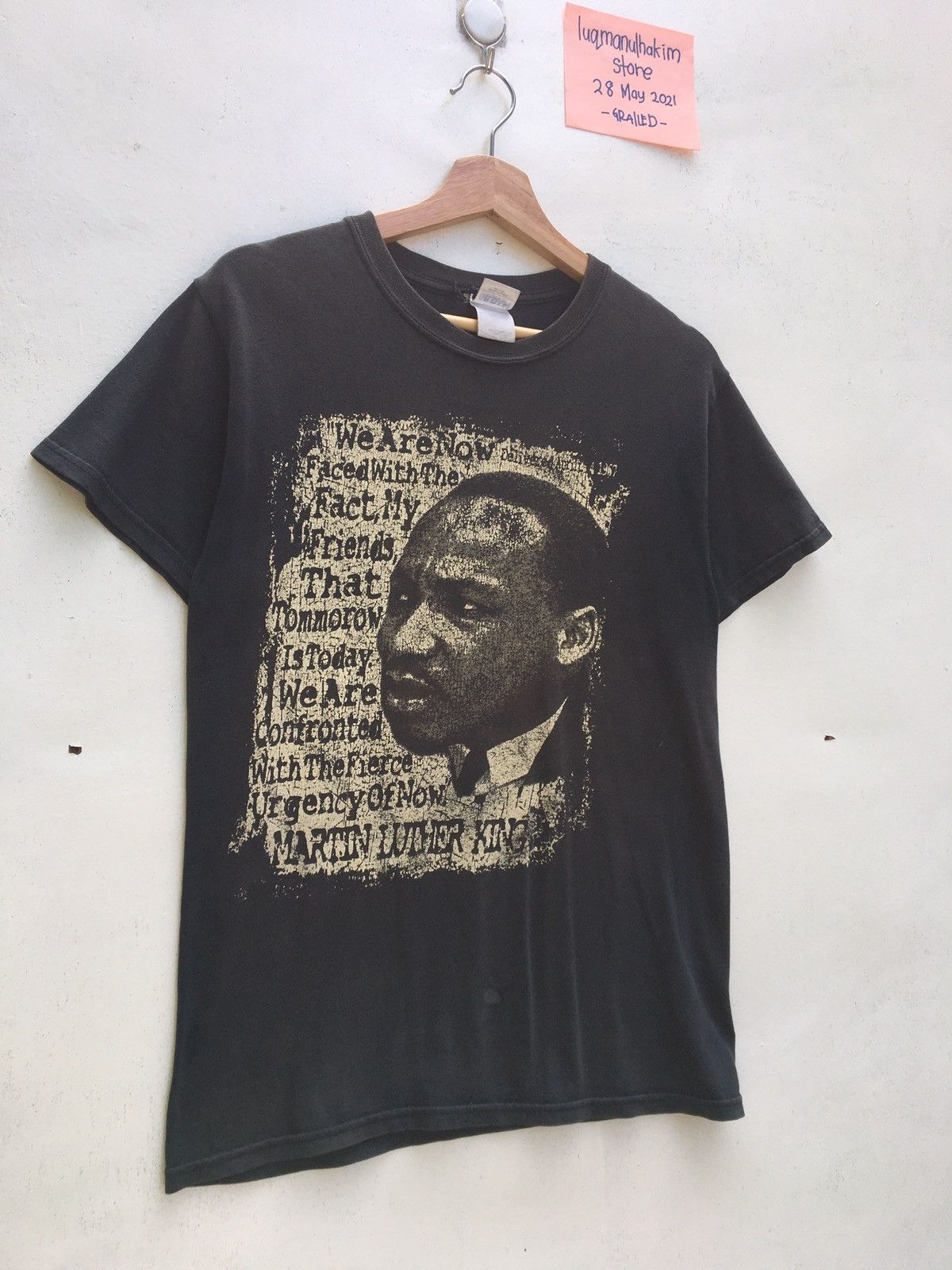 Rap Tees Vintage 90s Martin Luther King Rap Tshirt Size US S / EU 44-46 / 1 - 2 Thumbnail