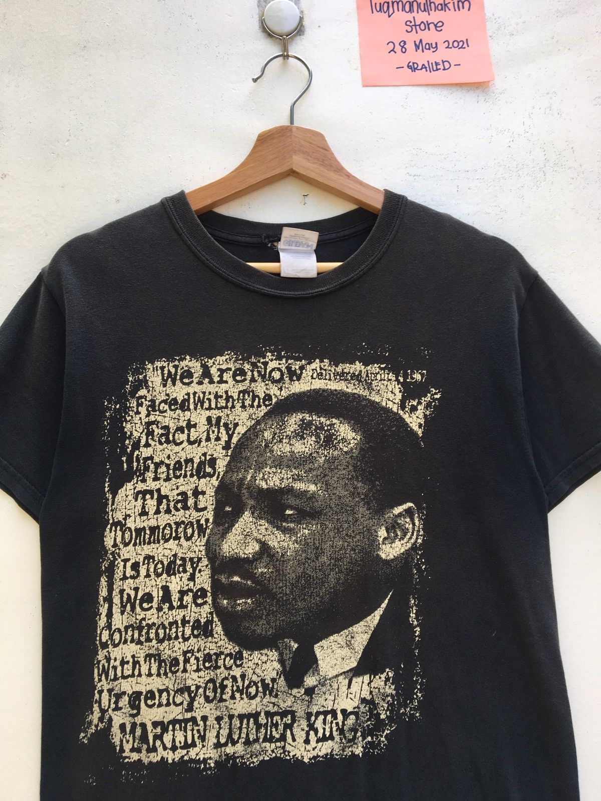 Rap Tees Vintage 90s Martin Luther King Rap Tshirt Size US S / EU 44-46 / 1 - 5 Thumbnail