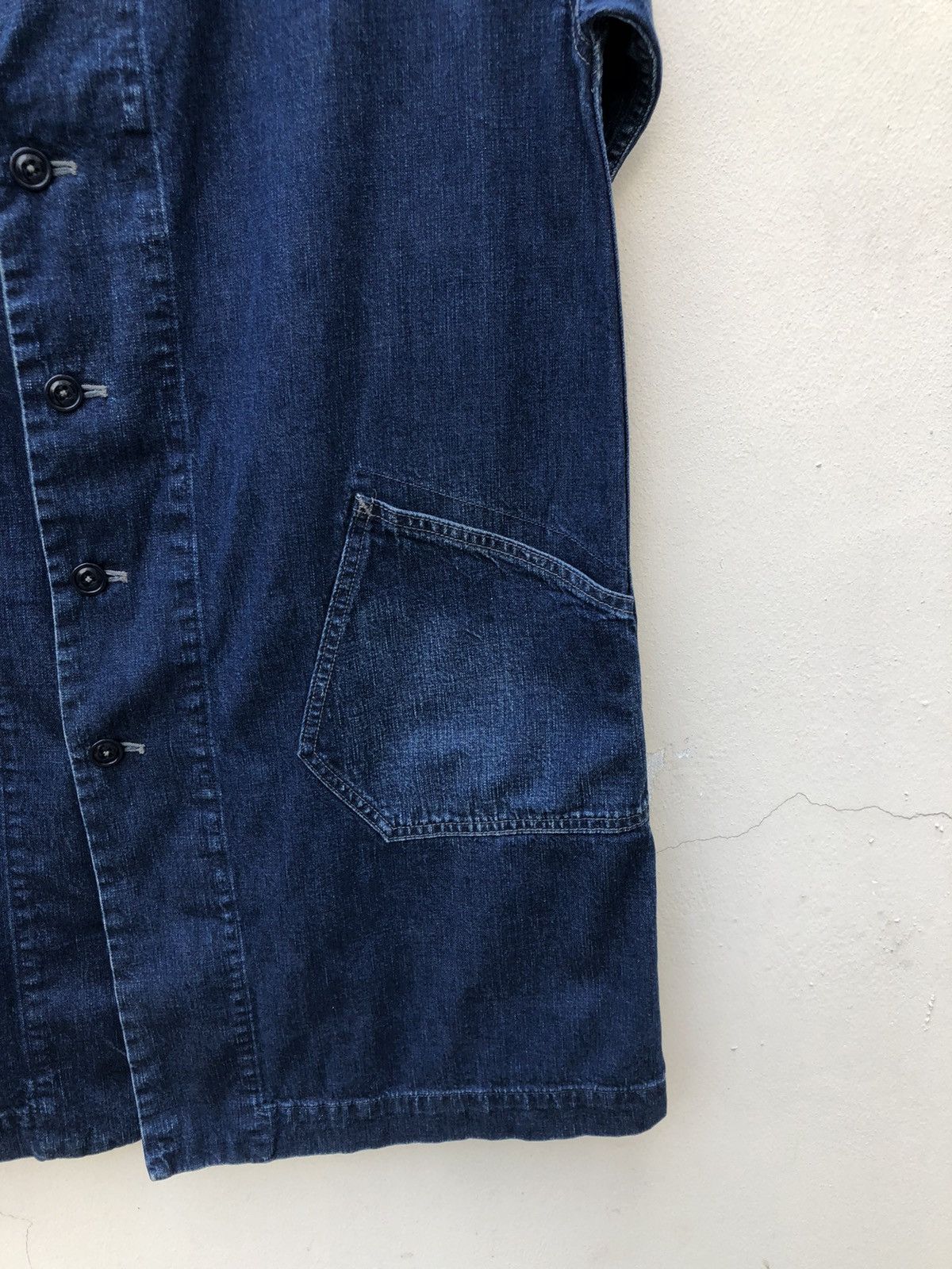 OMNIGOD OMNIGOD Japan 3 Quarter Sleeve Oversize Denim Jacket Size US M / EU 48-50 / 2 - 4 Thumbnail