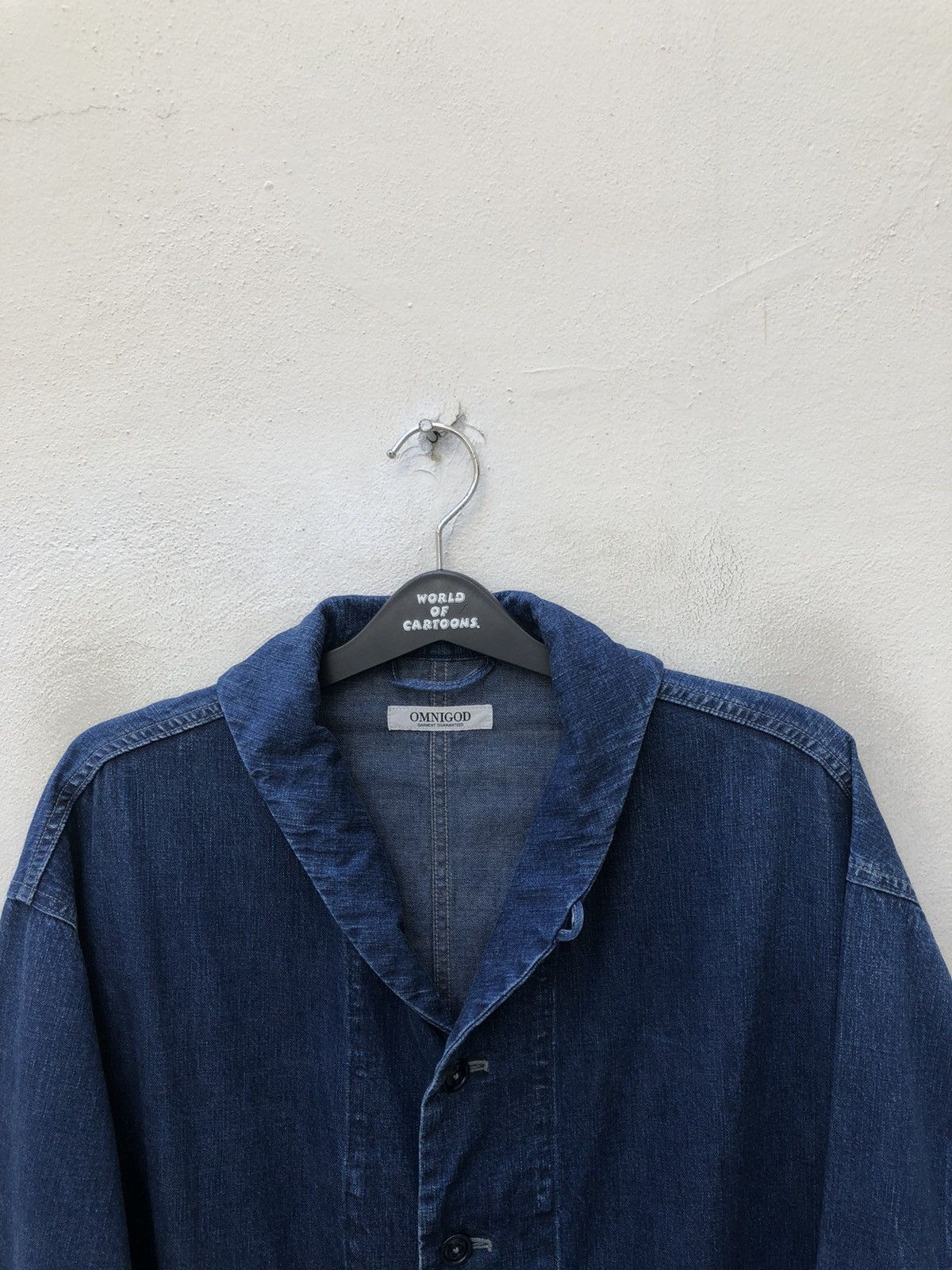 OMNIGOD OMNIGOD Japan 3 Quarter Sleeve Oversize Denim Jacket Size US M / EU 48-50 / 2 - 9 Thumbnail