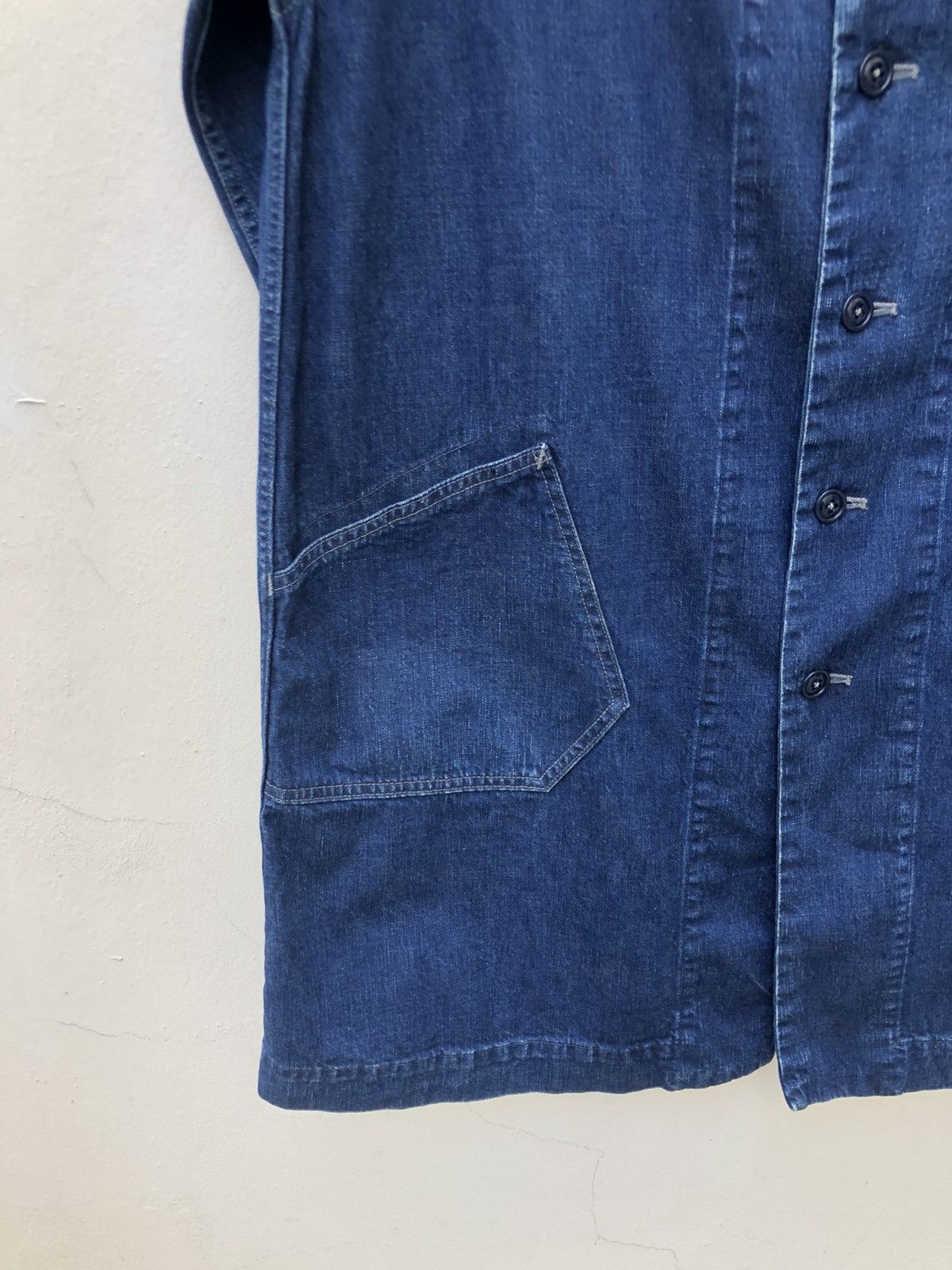 OMNIGOD OMNIGOD Japan 3 Quarter Sleeve Oversize Denim Jacket Size US M / EU 48-50 / 2 - 5 Thumbnail