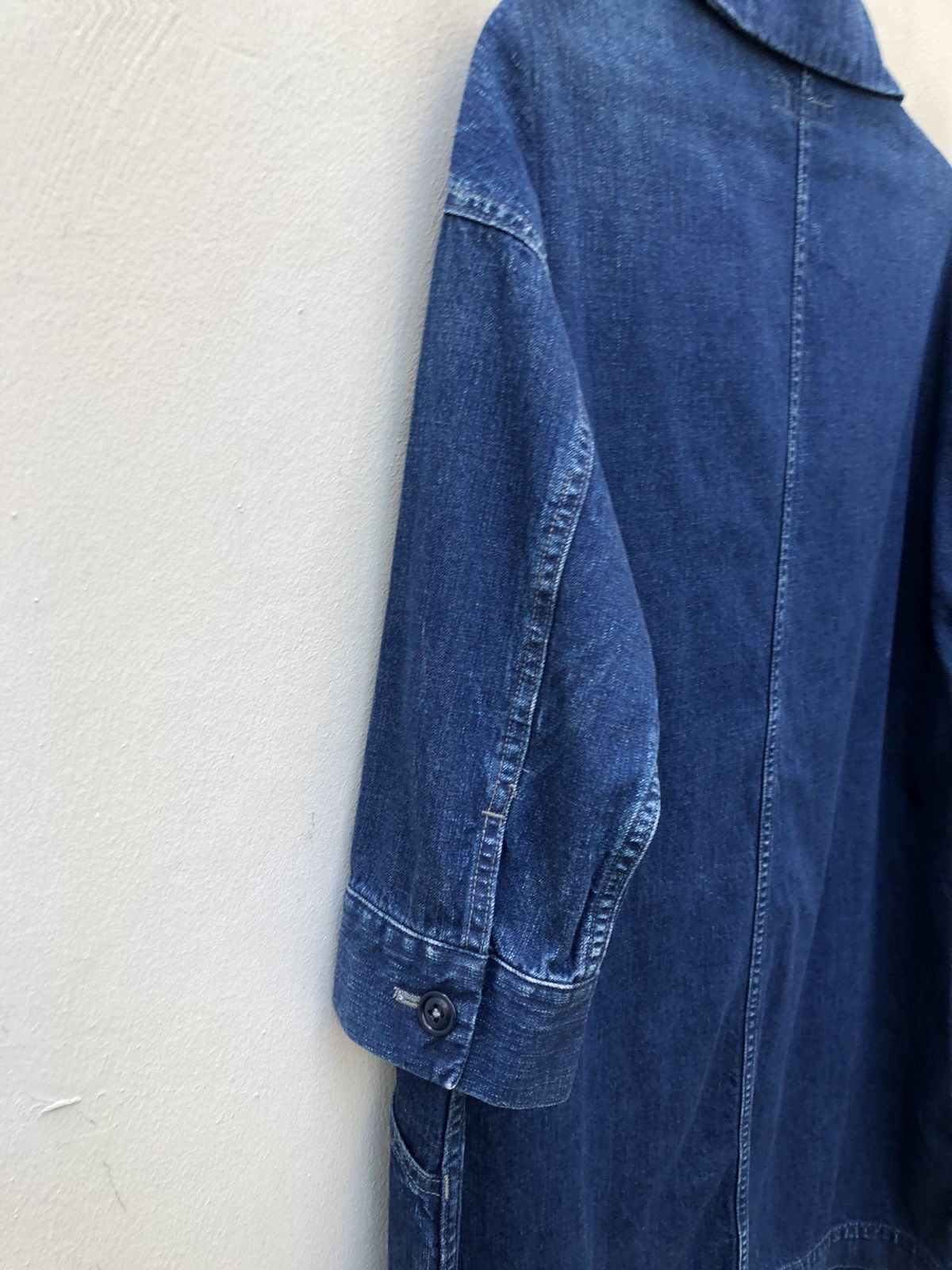 OMNIGOD OMNIGOD Japan 3 Quarter Sleeve Oversize Denim Jacket Size US M / EU 48-50 / 2 - 13 Thumbnail