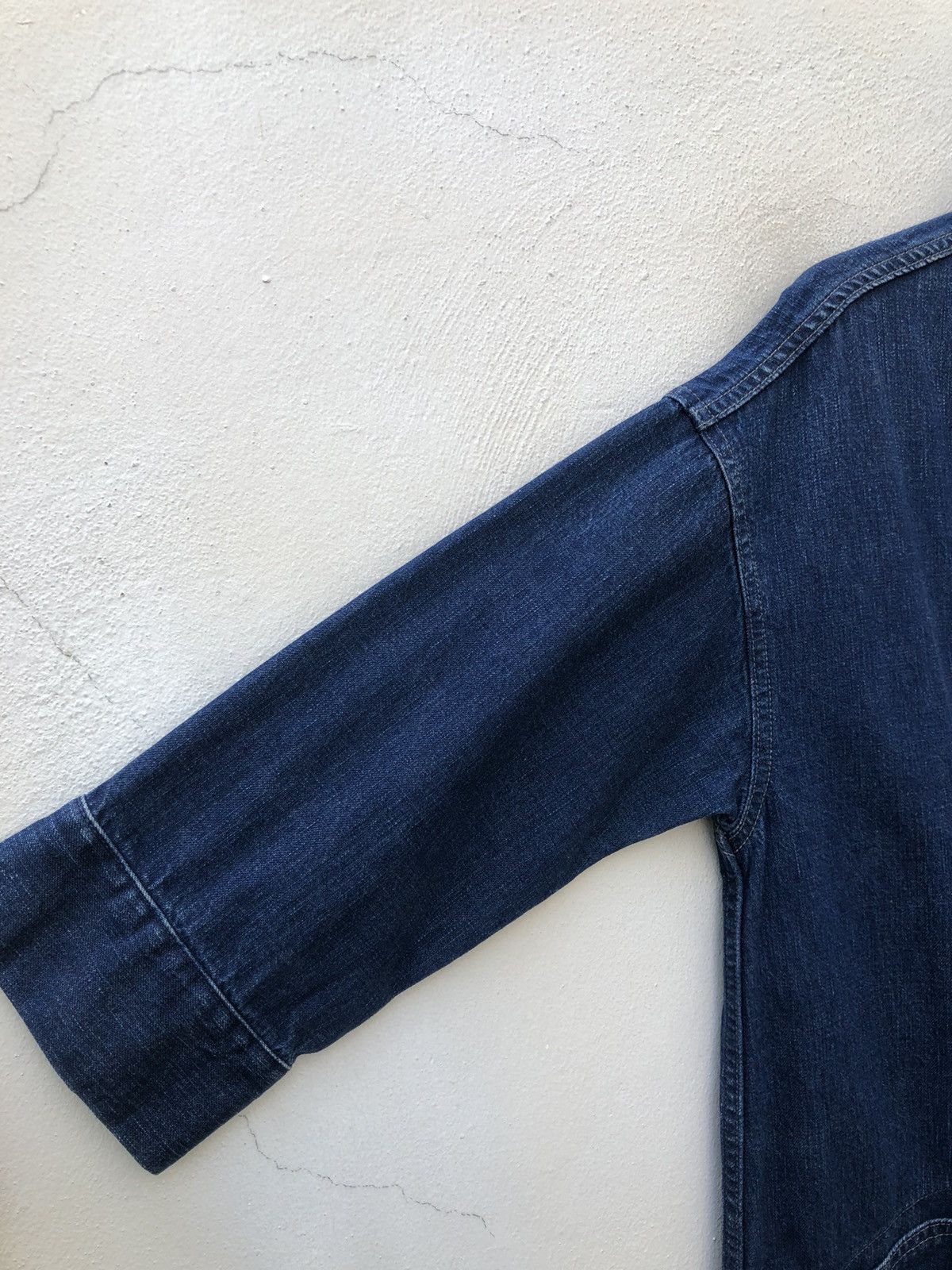 OMNIGOD OMNIGOD Japan 3 Quarter Sleeve Oversize Denim Jacket Size US M / EU 48-50 / 2 - 7 Thumbnail