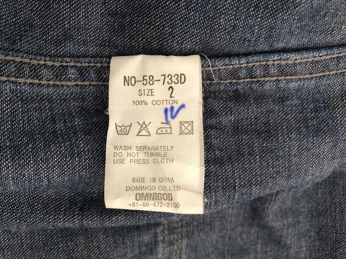 OMNIGOD OMNIGOD Japan 3 Quarter Sleeve Oversize Denim Jacket Size US M / EU 48-50 / 2 - 17 Thumbnail
