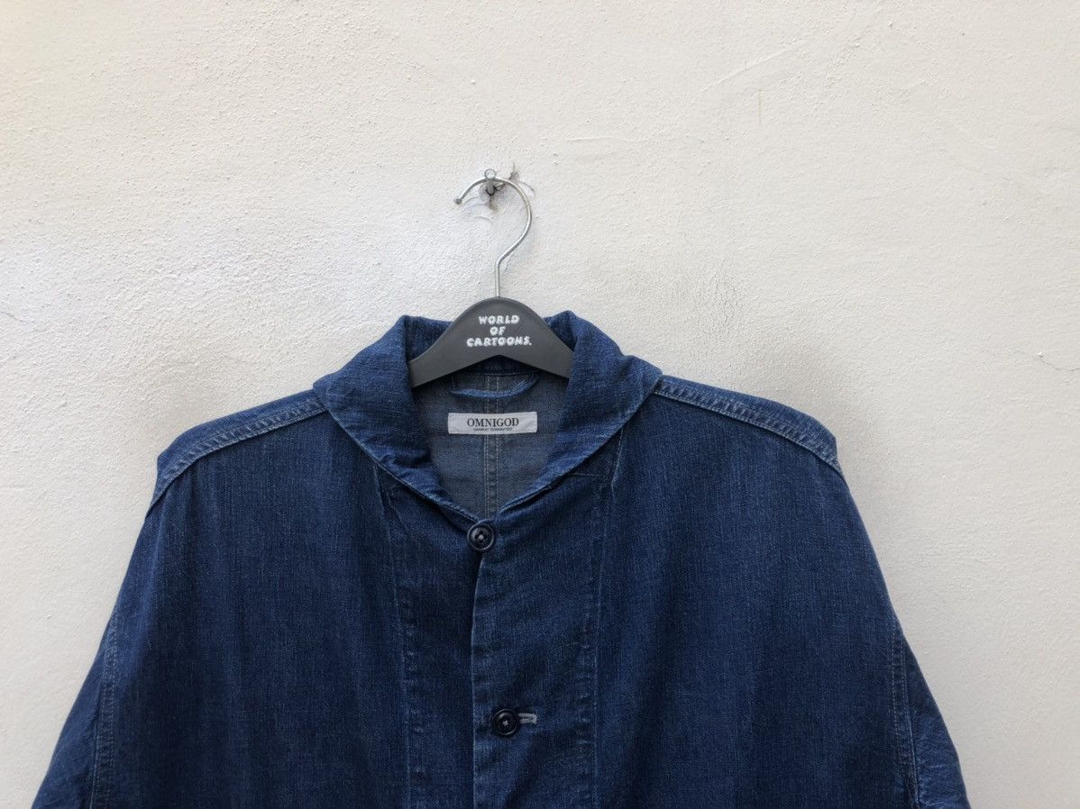 OMNIGOD OMNIGOD Japan 3 Quarter Sleeve Oversize Denim Jacket Size US M / EU 48-50 / 2 - 3 Thumbnail