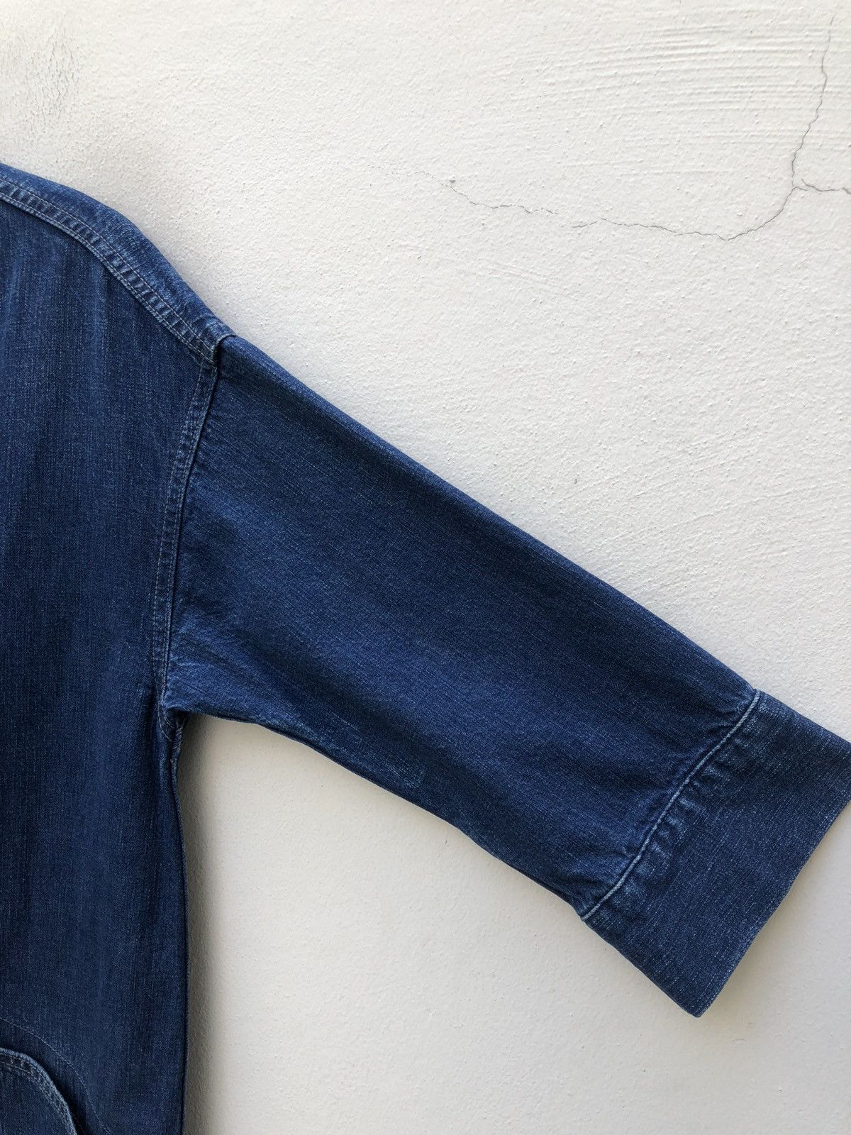 OMNIGOD OMNIGOD Japan 3 Quarter Sleeve Oversize Denim Jacket Size US M / EU 48-50 / 2 - 6 Thumbnail
