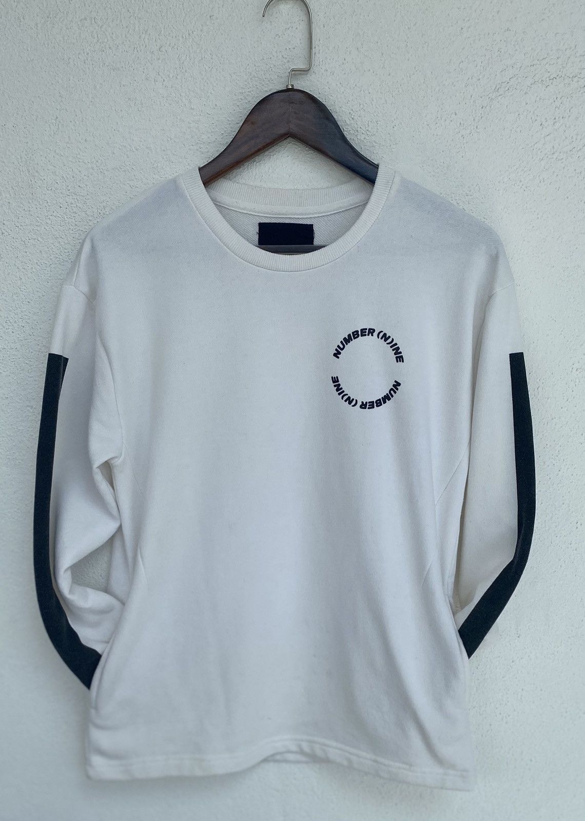 Japanese Brand Number (N)ine Armed Printed Crewneck Size US S / EU 44-46 / 1 - 2 Thumbnail