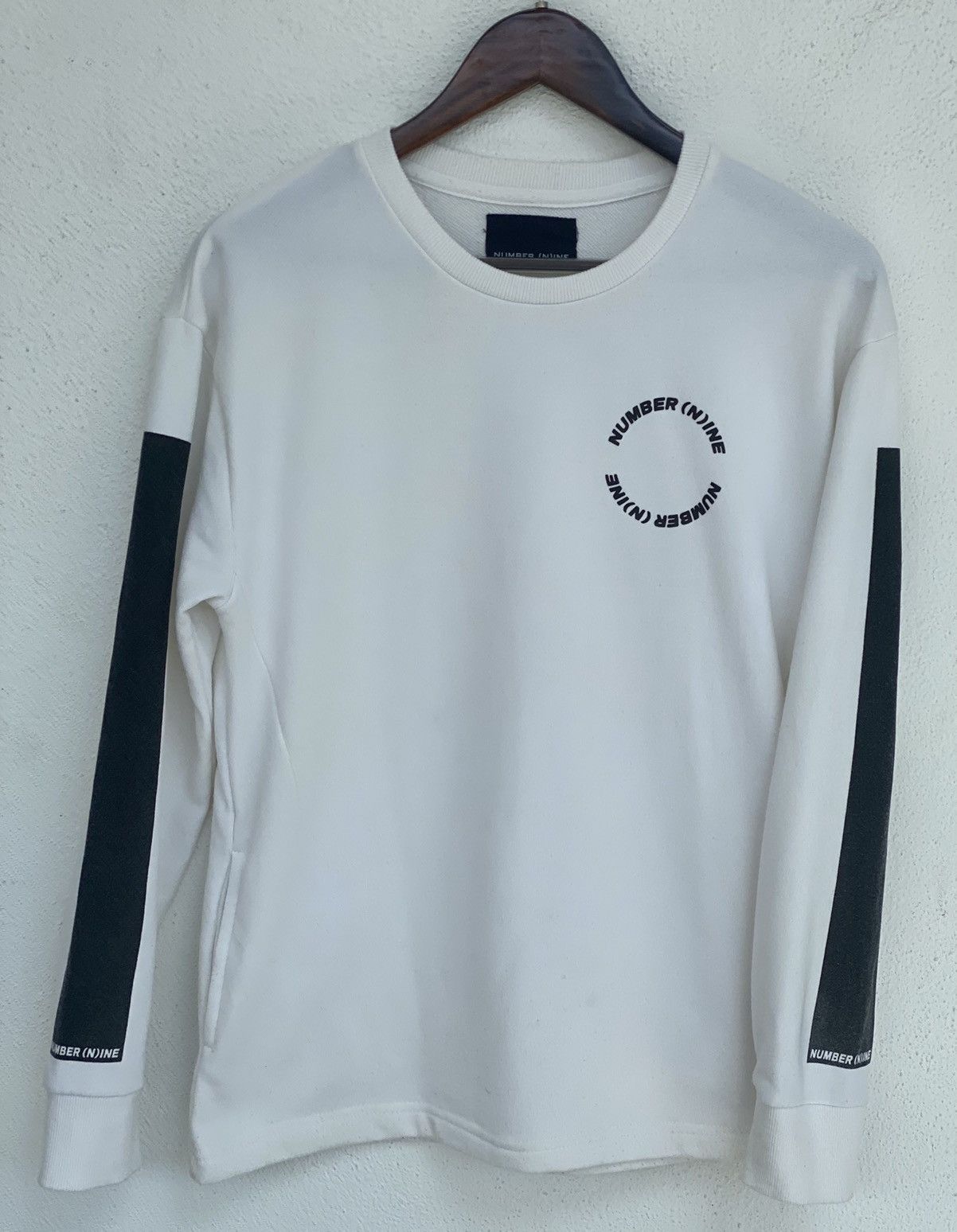 Japanese Brand Number (N)ine Armed Printed Crewneck Size US S / EU 44-46 / 1 - 1 Thumbnail