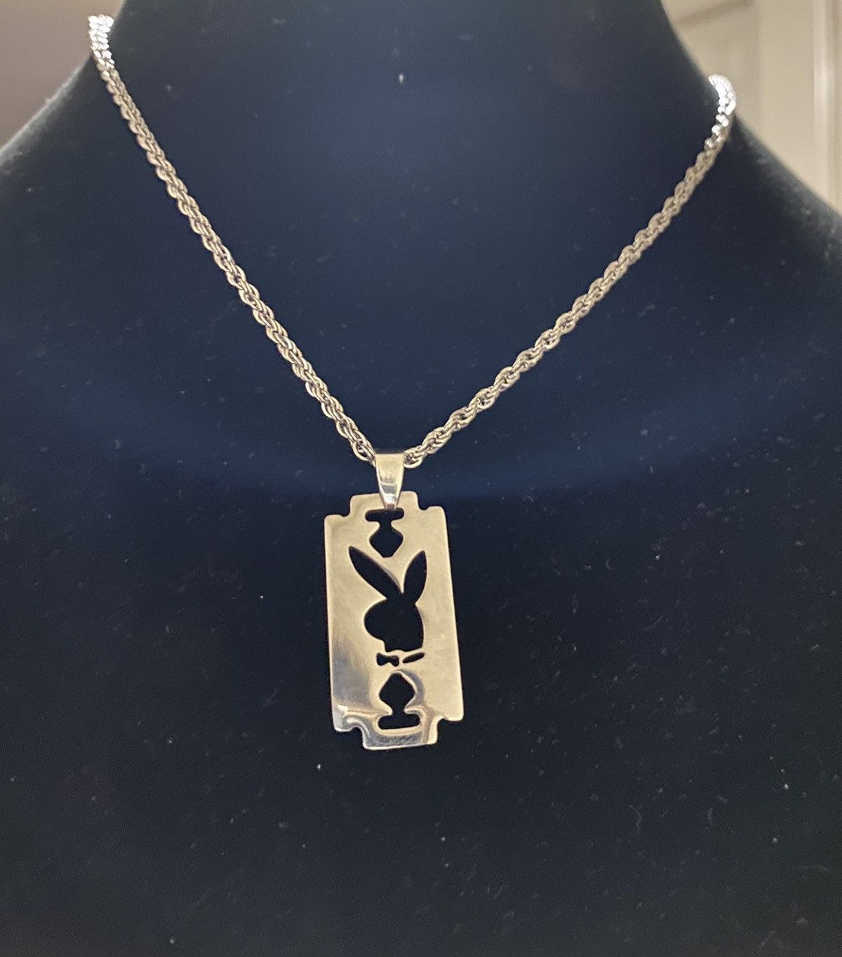 Playboy Playboy razor pendant carti necklace Size ONE SIZE - 3 Thumbnail