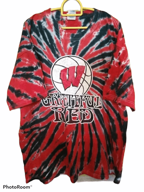 Rap Tees 🔥 00s GRATEFUL RED TIE DYE TEE Size US XL / EU 56 / 4 - 1 Thumbnail