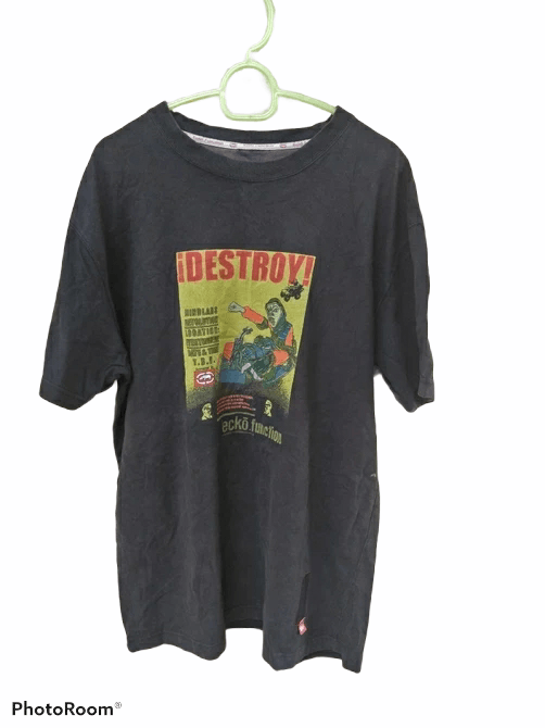 Ecko Unltd. 🔥 ECKO VINTAGE 90s DESTROY PUNK T SHIR Size US L / EU 52-54 / 3 - 1 Thumbnail