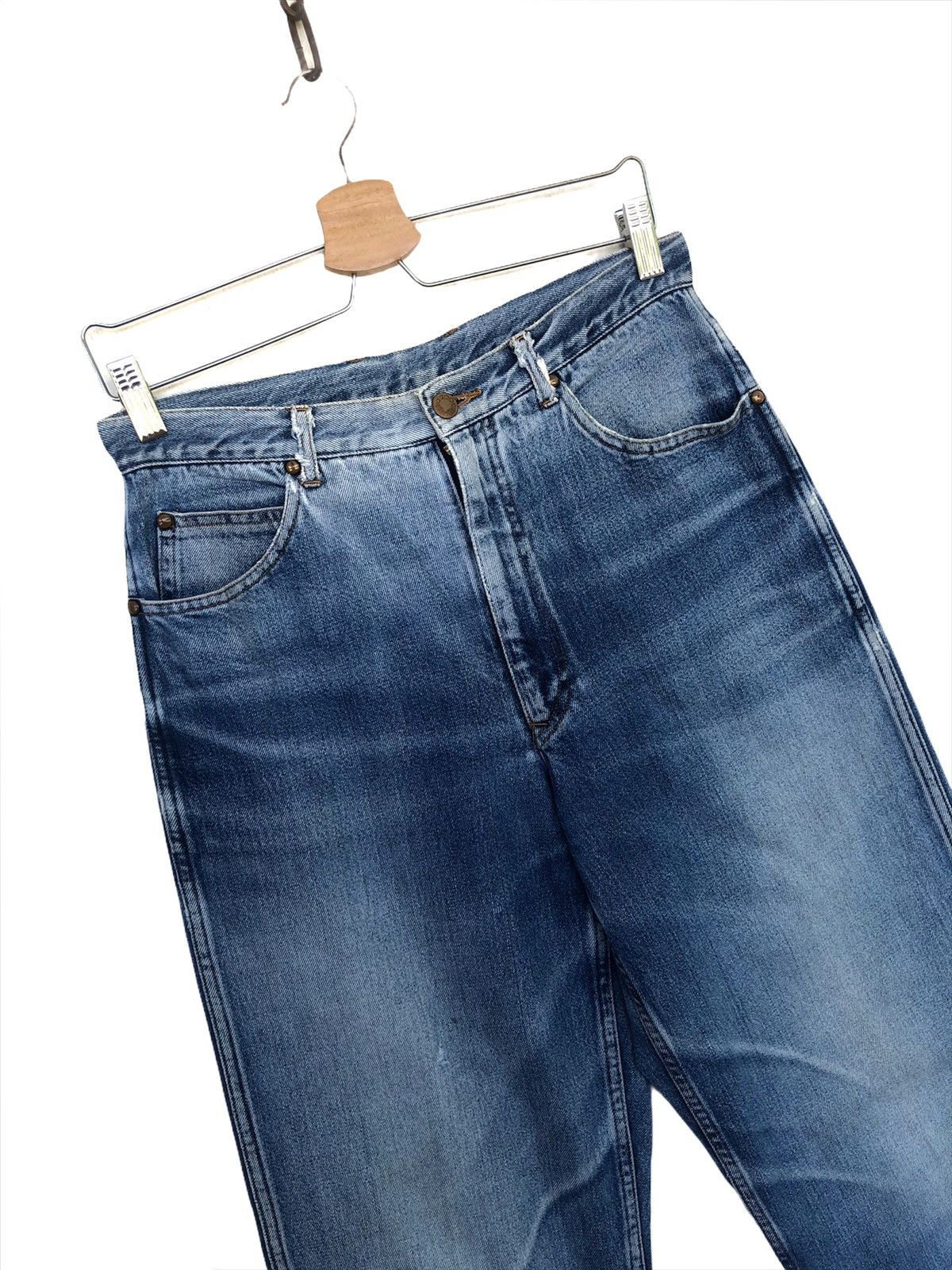 Comme des Garcons 80s Comme des Garçons Homme 🎈Gabardine Baggy Denim Size US 28 / EU 44 - 3 Thumbnail