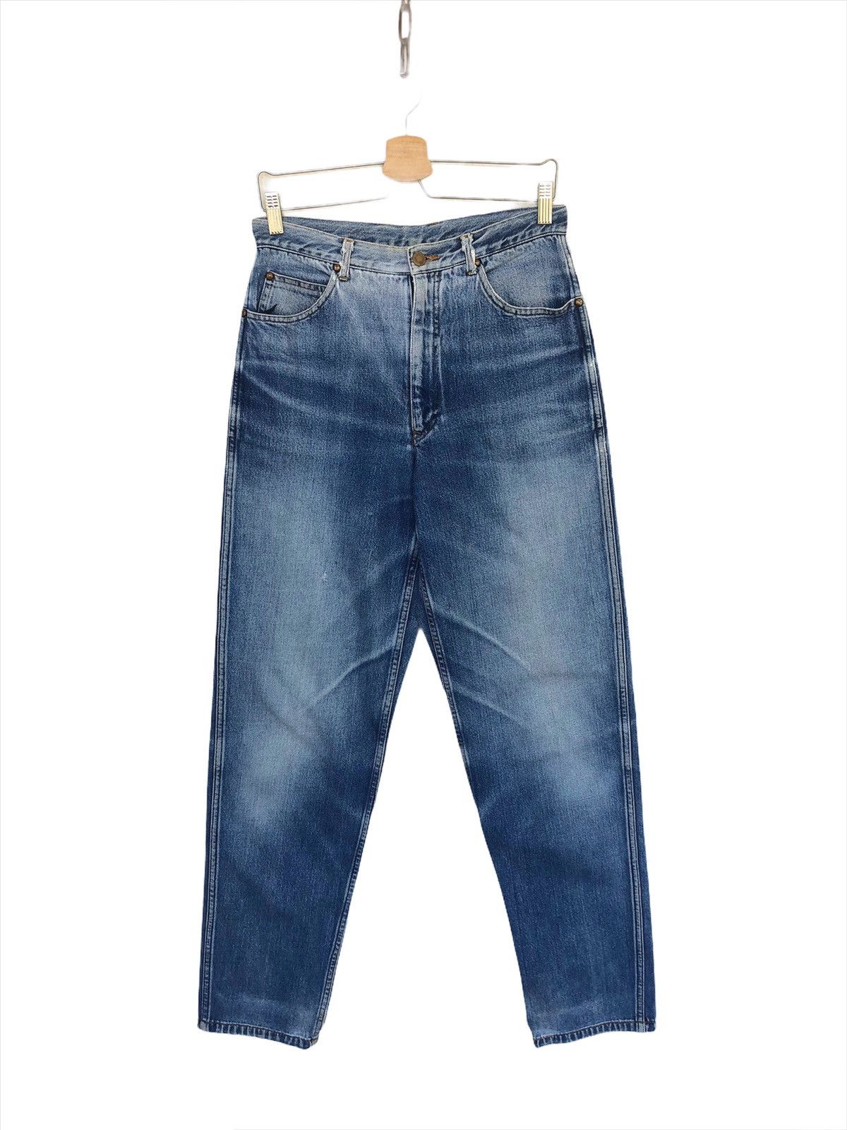 Comme des Garcons 80s Comme des Garçons Homme 🎈Gabardine Baggy Denim Size US 28 / EU 44 - 2 Thumbnail