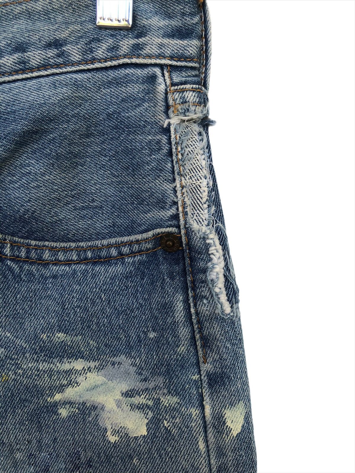 Levi's Made & Crafted Vintage Levi's 501 Anarchy Painter Distressed Denim Jeans Size US 32 / EU 48 - 7 Thumbnail