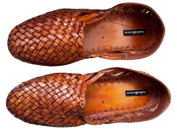 Other Mens Leather woven mules, Criss Cross Leather Mens Shoes Size US 8 / EU 41 - 3 Thumbnail