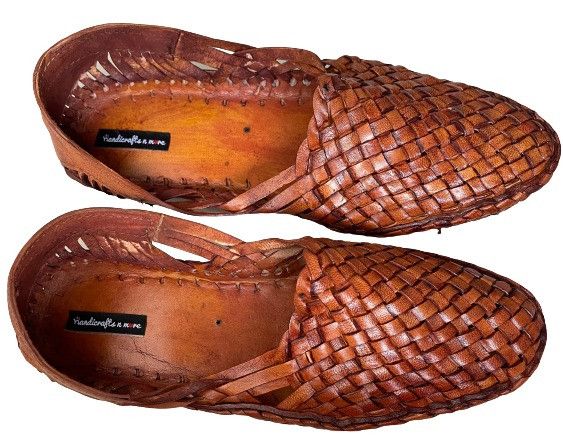Other Mens Leather woven mules, Criss Cross Leather Mens Shoes Size US 8 / EU 41 - 8 Thumbnail