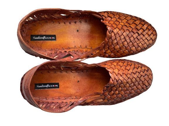 Other Mens Leather woven mules, Criss Cross Leather Mens Shoes Size US 9 / EU 42 - 5 Thumbnail